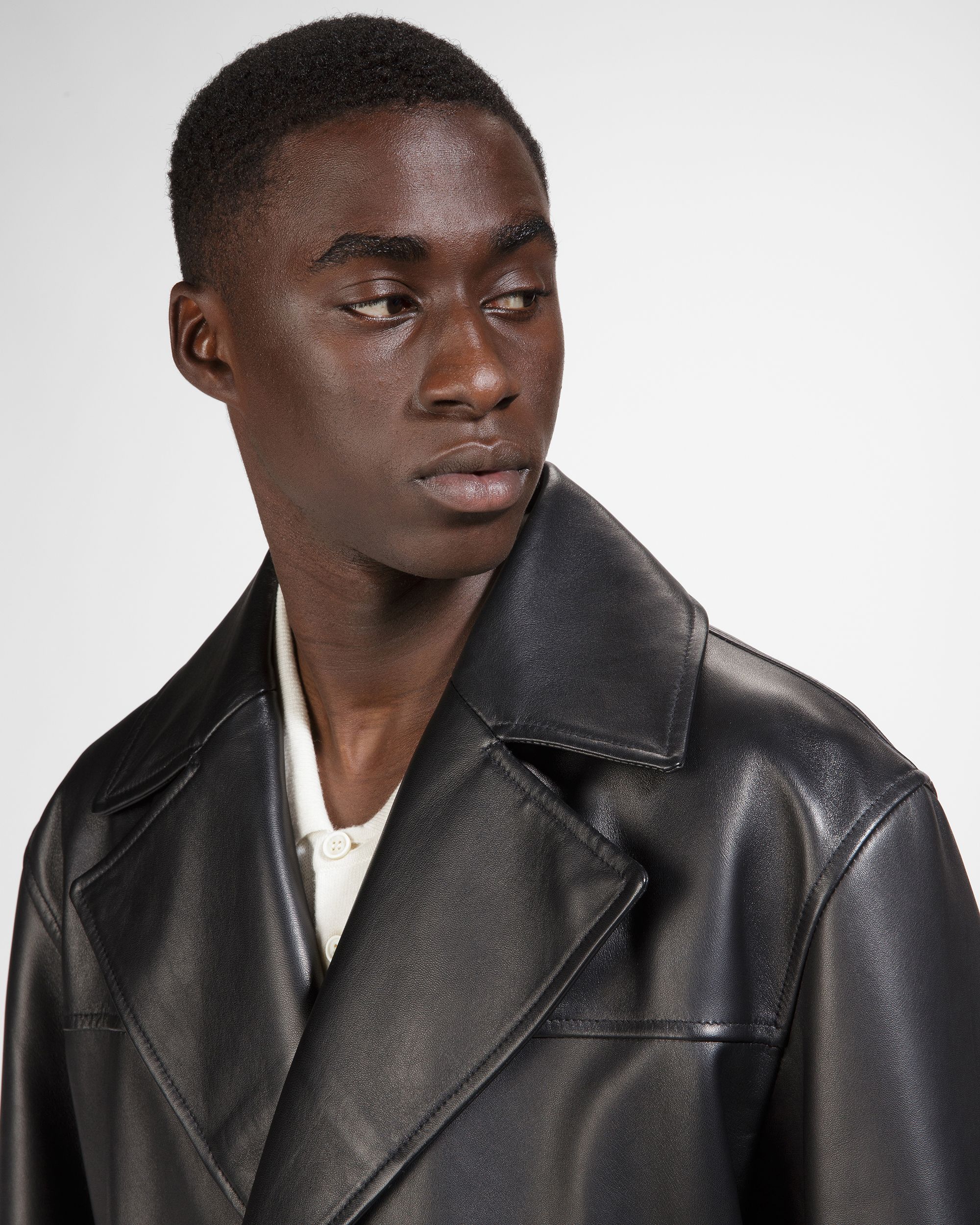 Bally Global - Leather Coat - Black