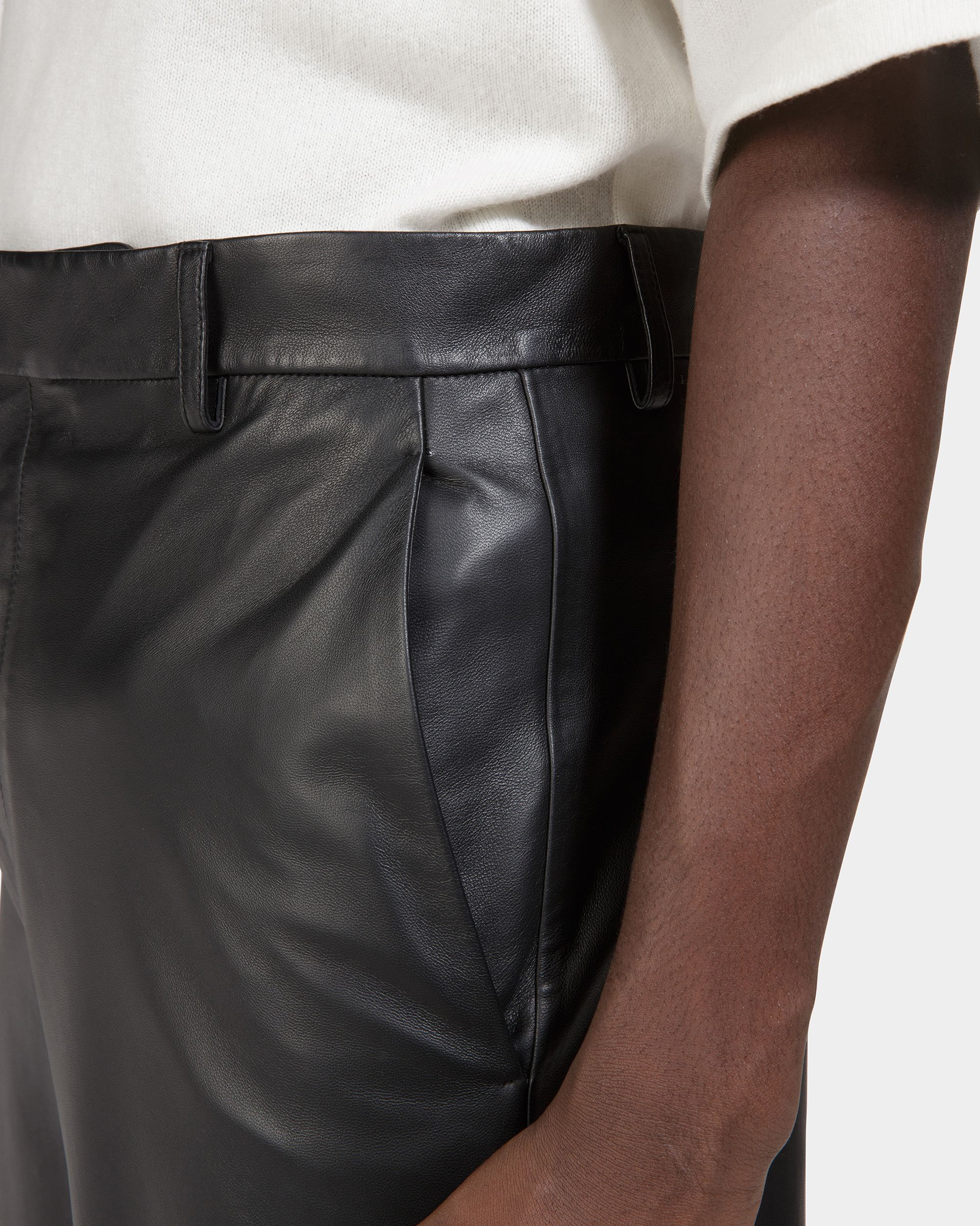 Bally Global - Leather Pants - Noir