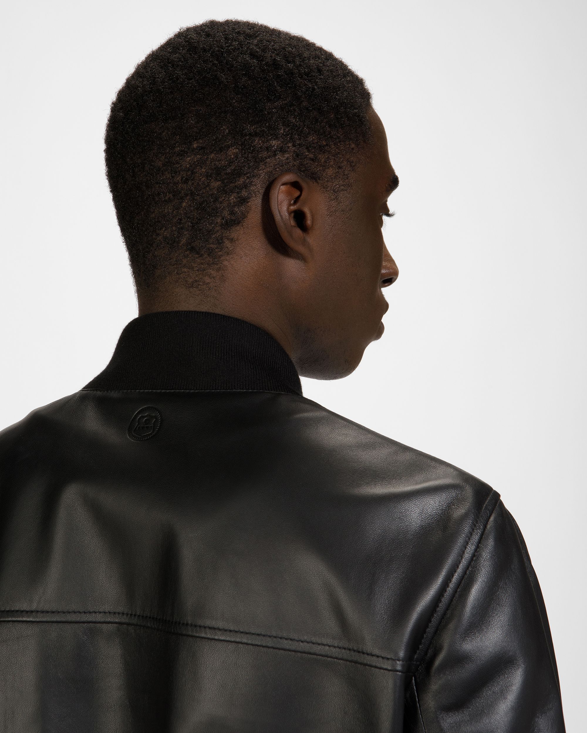 Bally Global - Chaqueta Bómber De Piel - Negro