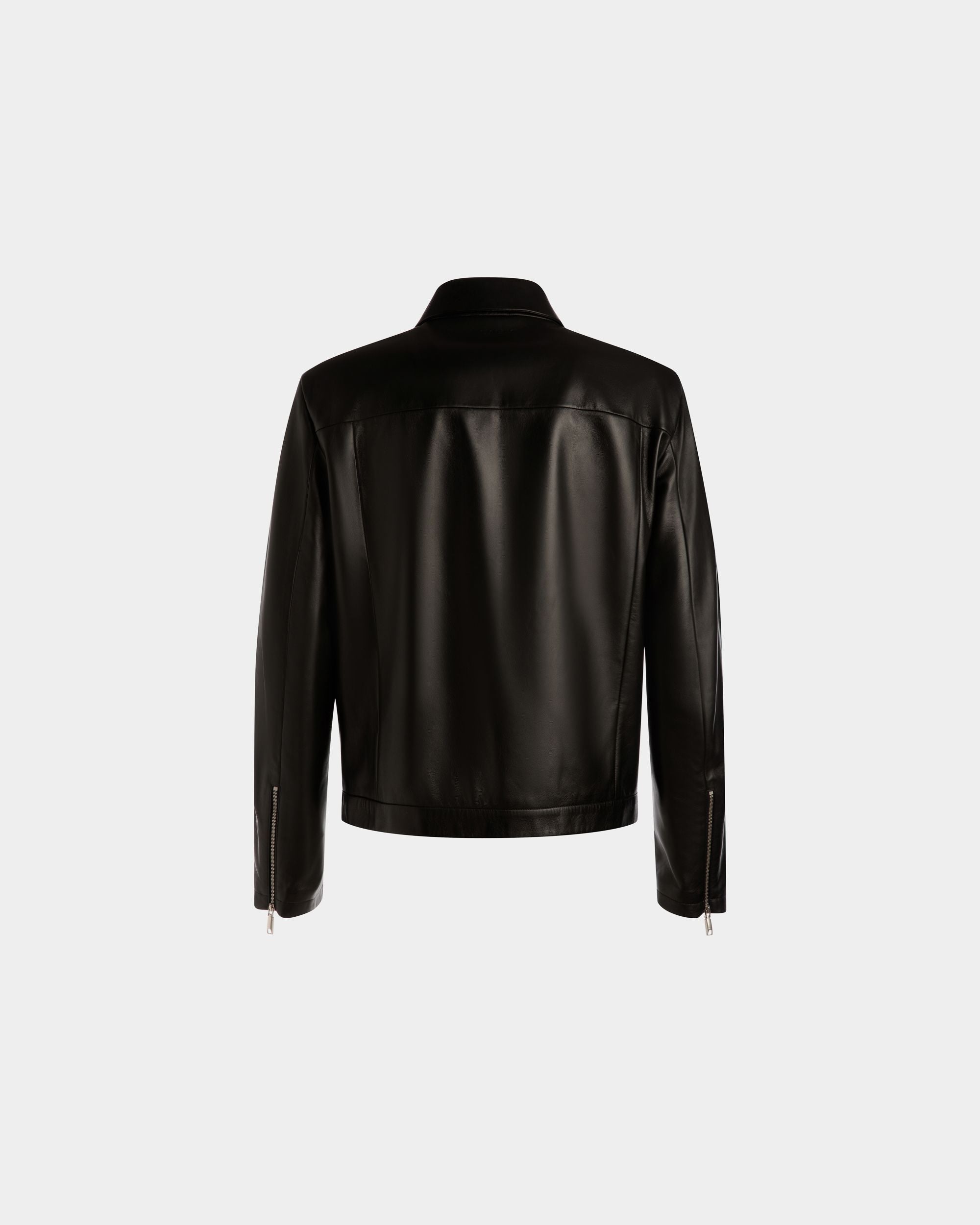Bally Global - Bómber De Piel En Negro - Negro