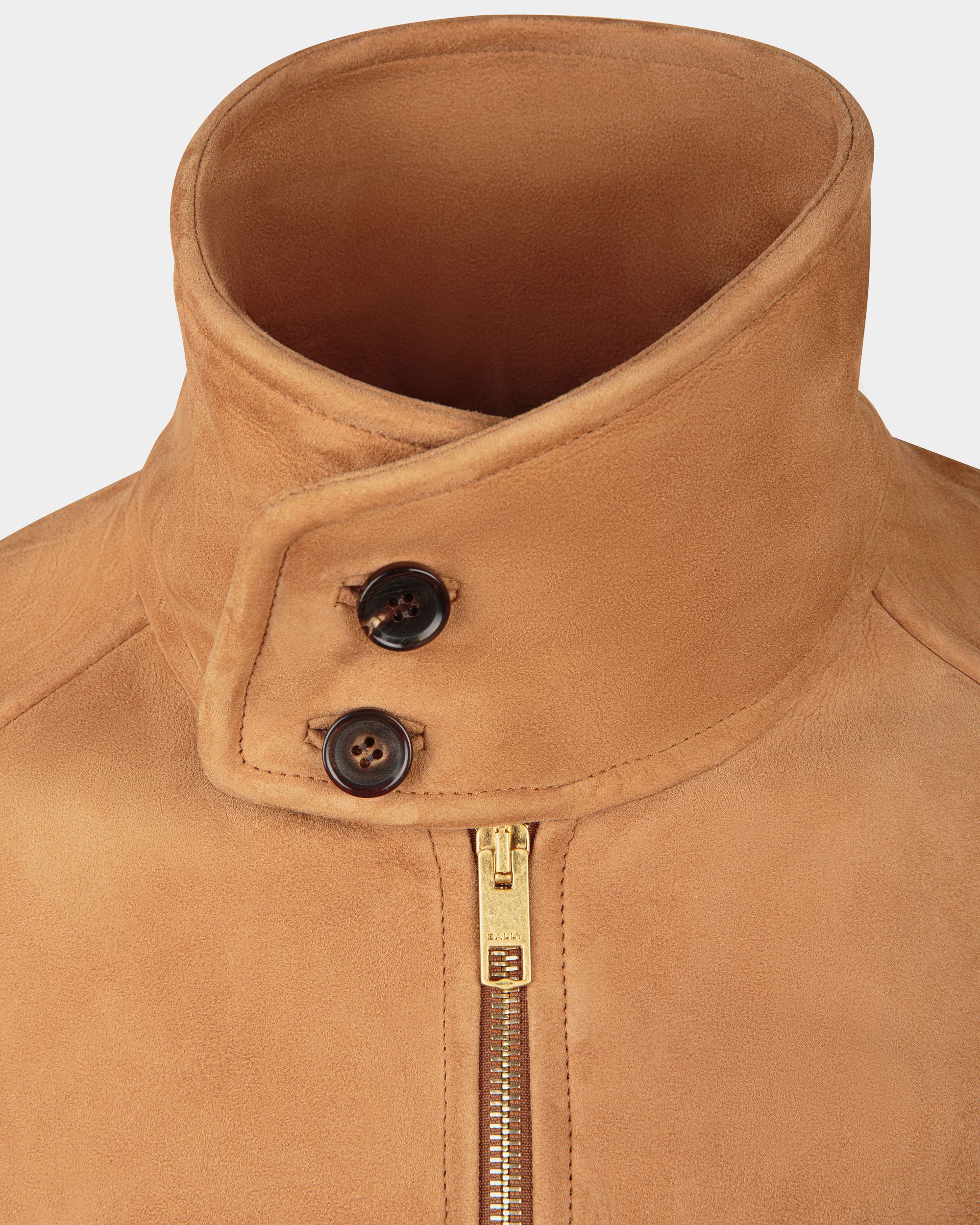 Bally Global - Blouson Bomber En Cuir - Marron
