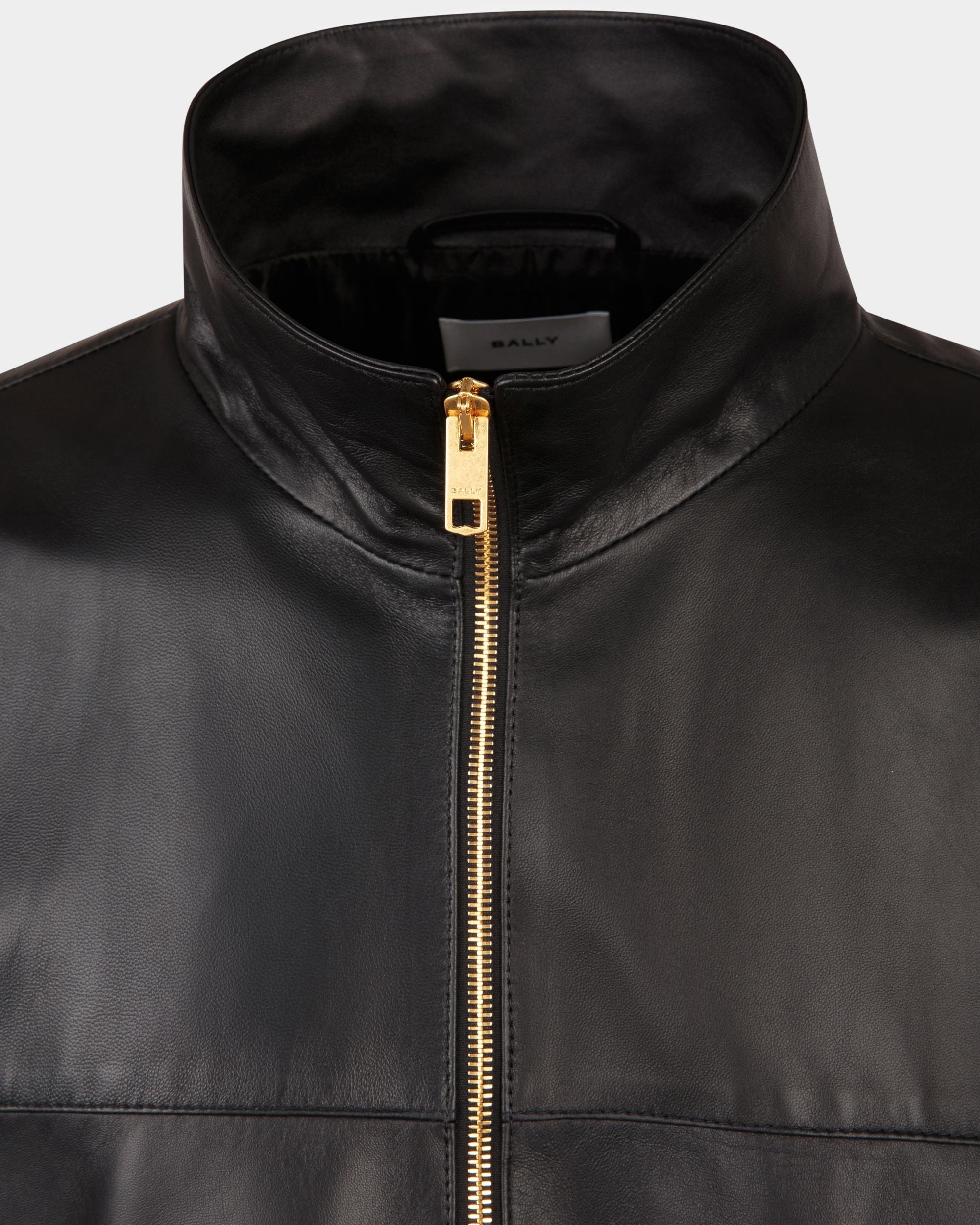 Bally Global - Blouson In Black Leather - Black