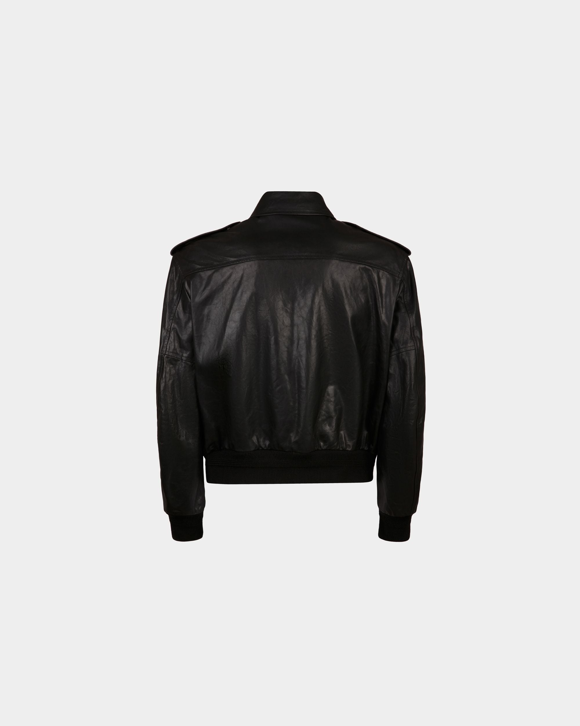 Bally Global - Blouson In Black Leather - Black