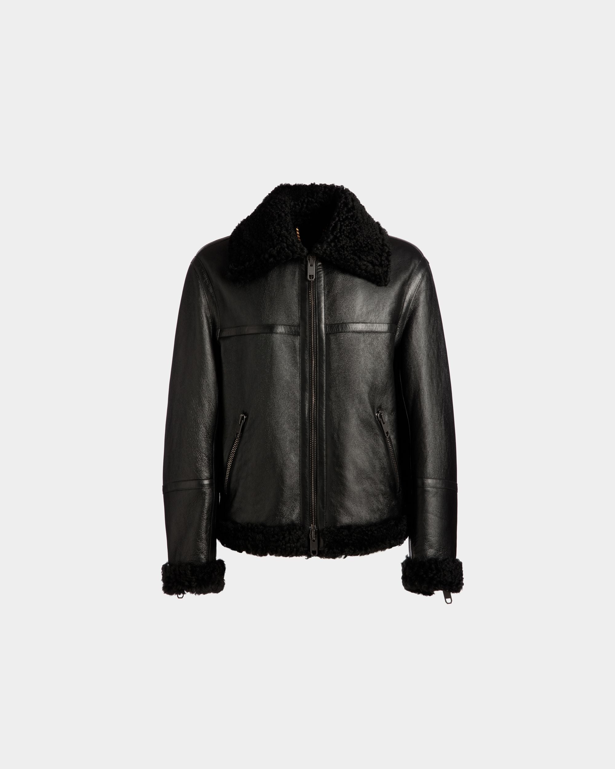 Bally Global - Adrien Brody Travel Collection Blouson In Black Leather - Black