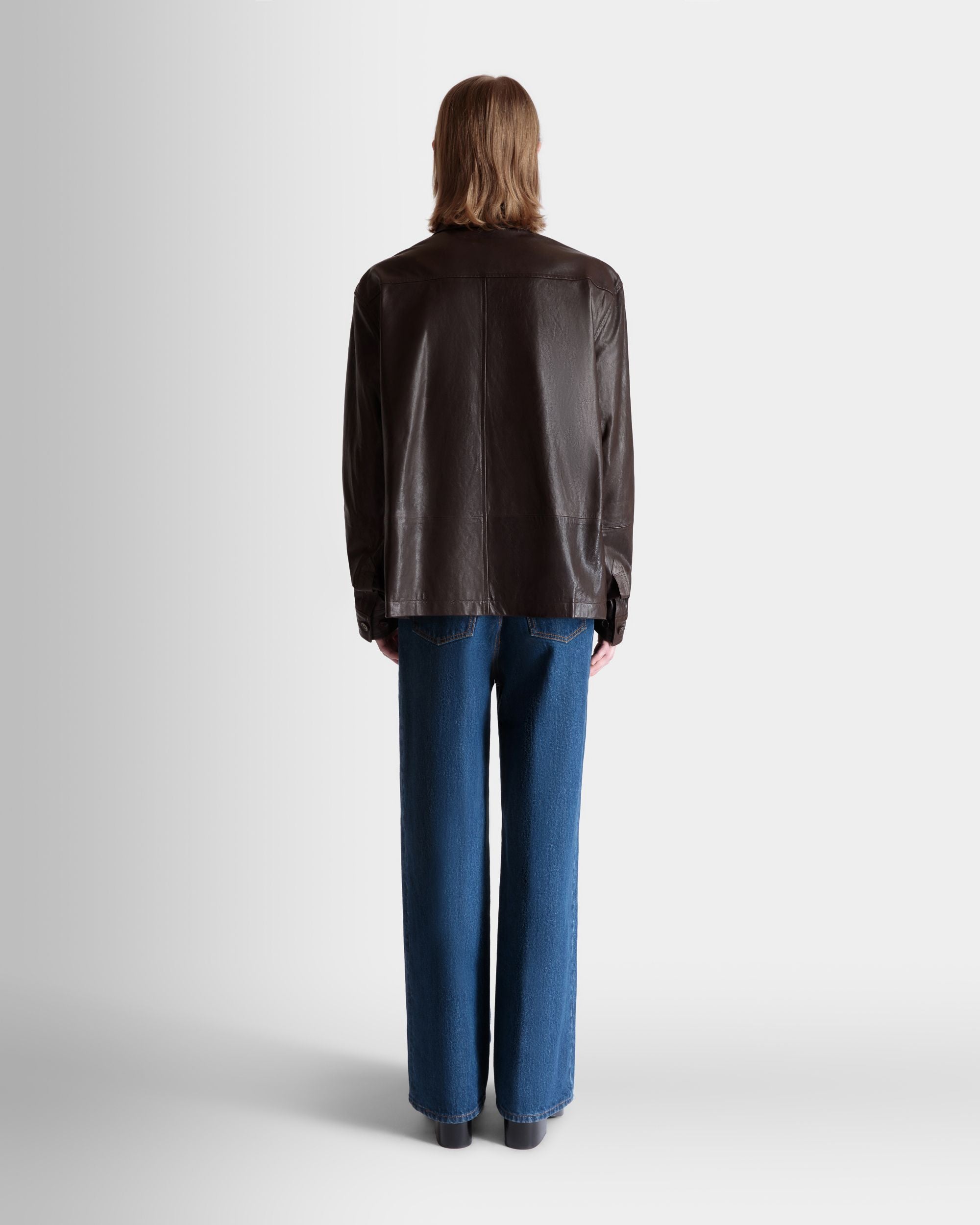 Bally Global - Saharan Jacket in Ebano Leather - Brown