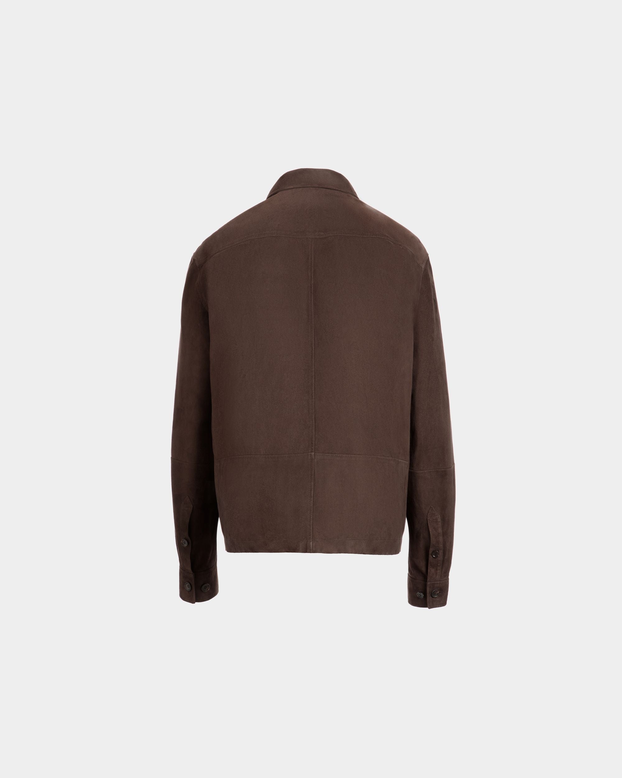 Bally Global - Safari Jacket in Ebano Suede - Brown