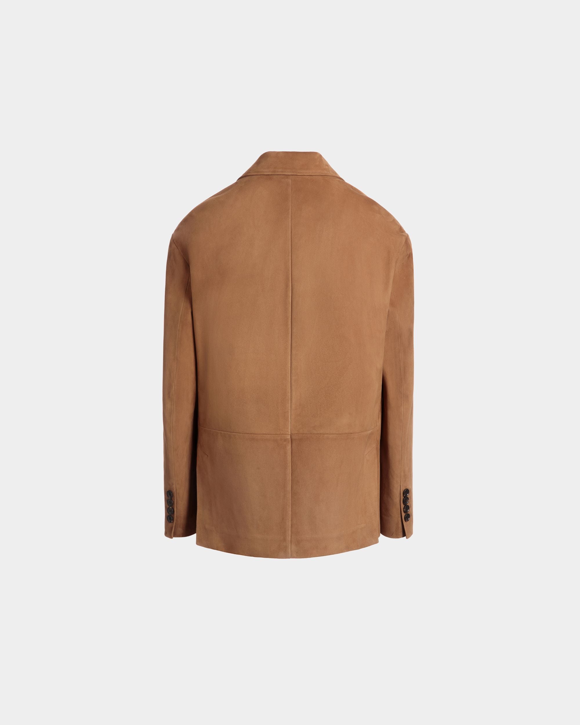 Bally Global - Blazer En Daim Marron - Marron