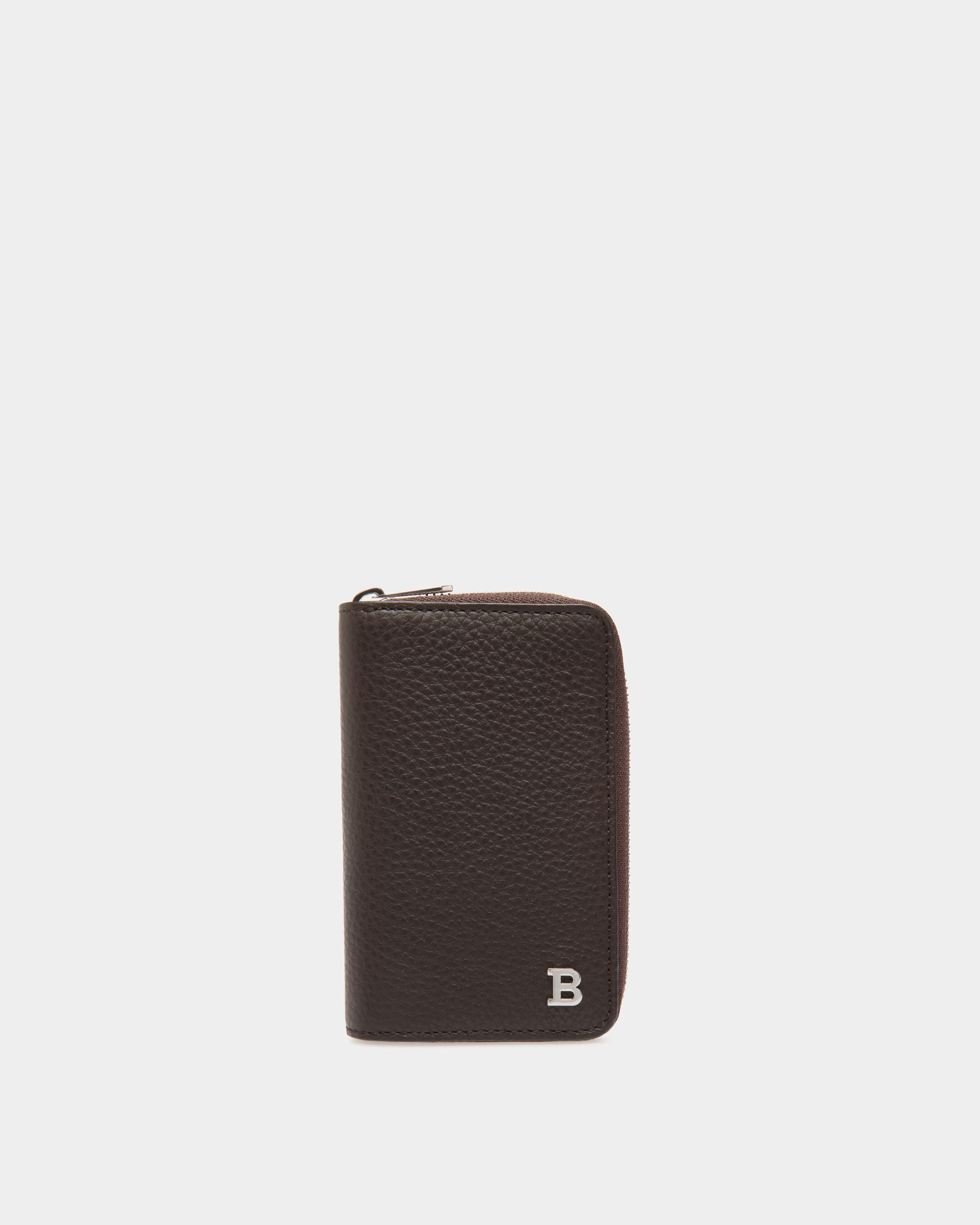 Bally Global - Funda Para Llaves De Piel Repujada Marrón - Marrón