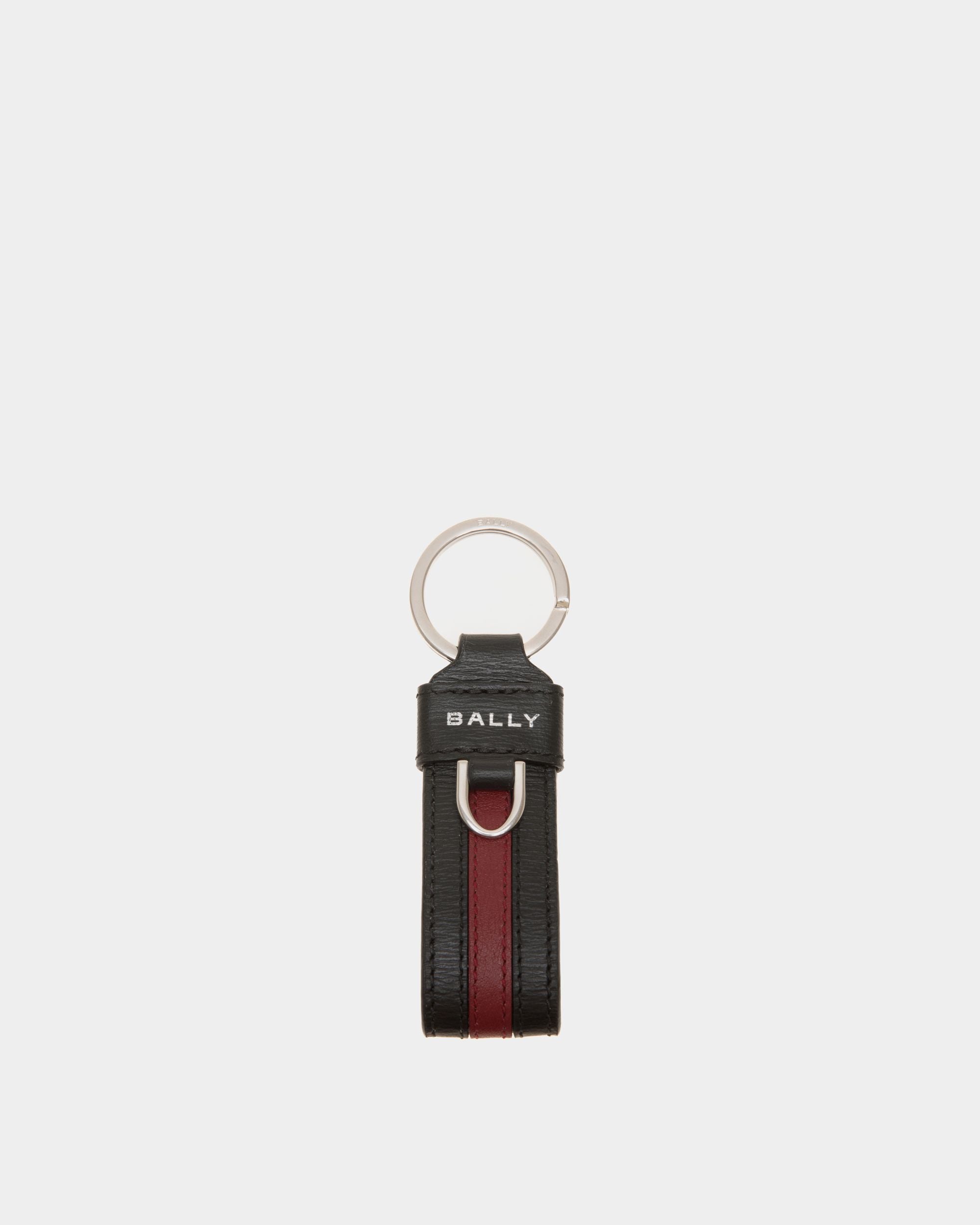 Bally Global - Ribbon Keychains In Black Leather - Black