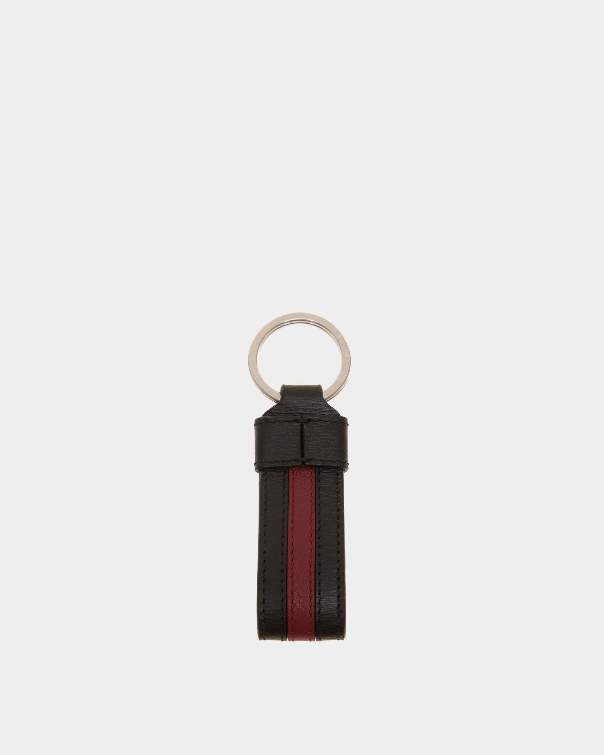 Bally Global - Ribbon Keychains In Black Leather - Black