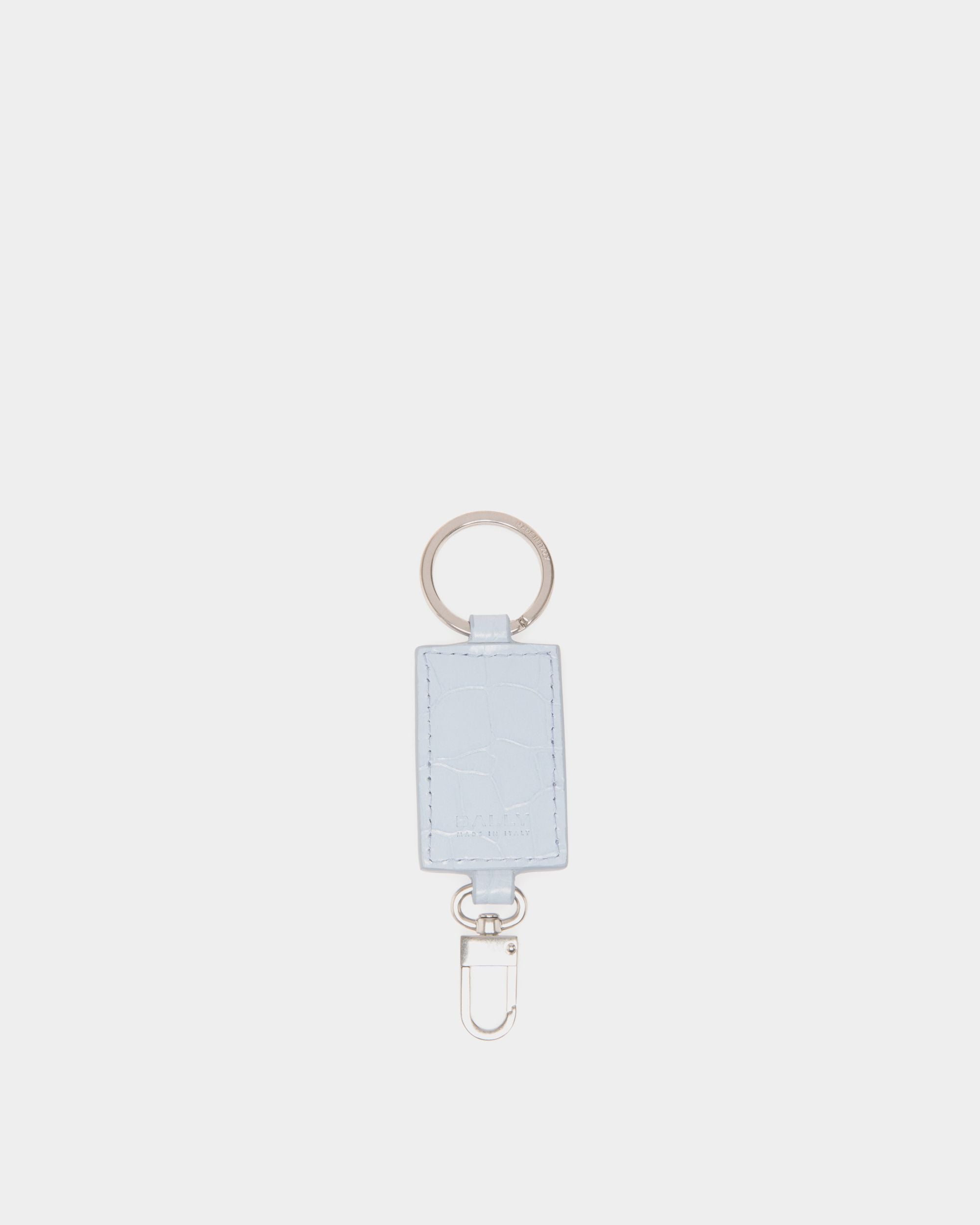 Bally Global - Banque Keychains In Blue Leather - Blue