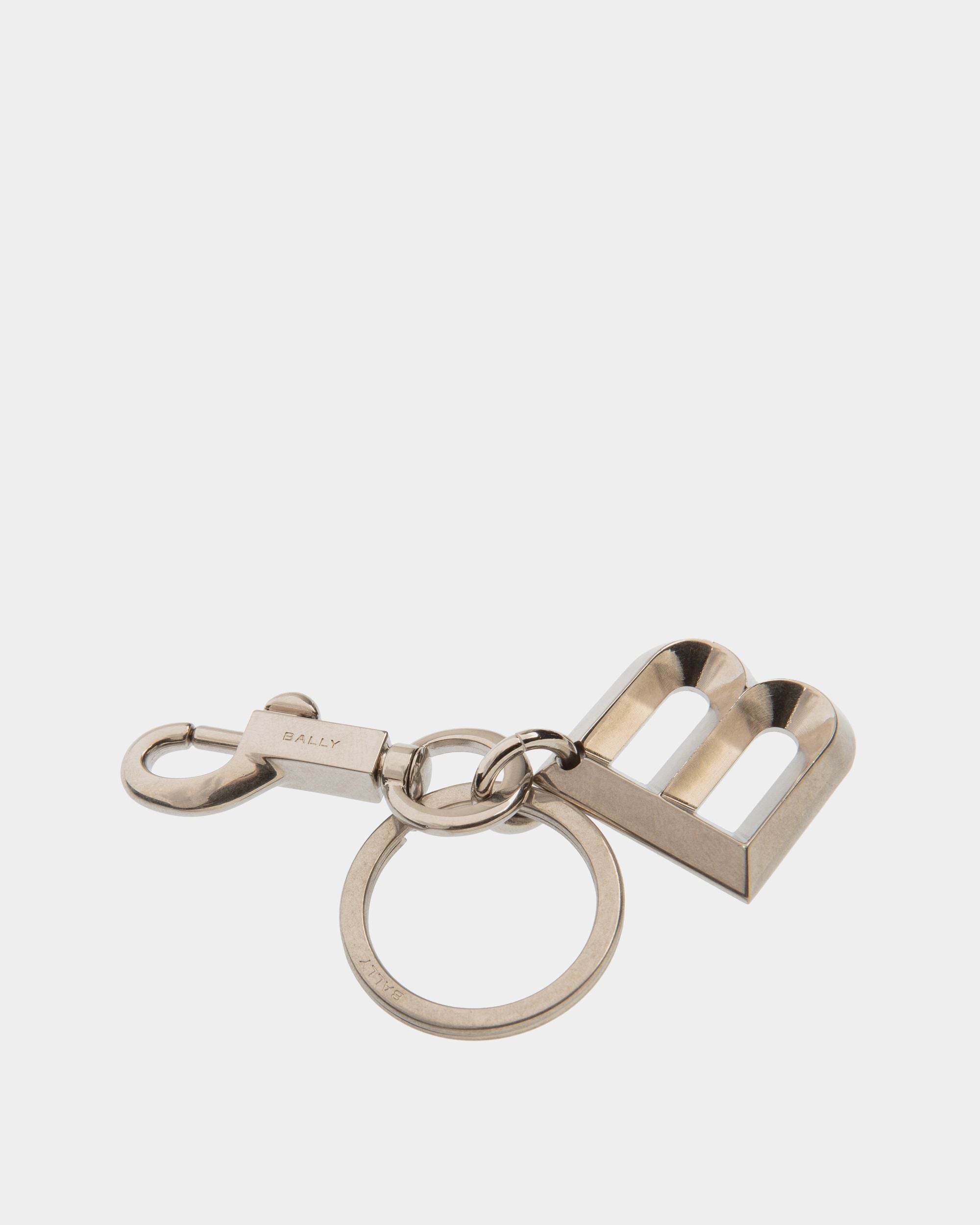 Bally Global - Key Holder In Silver Metal - Silver