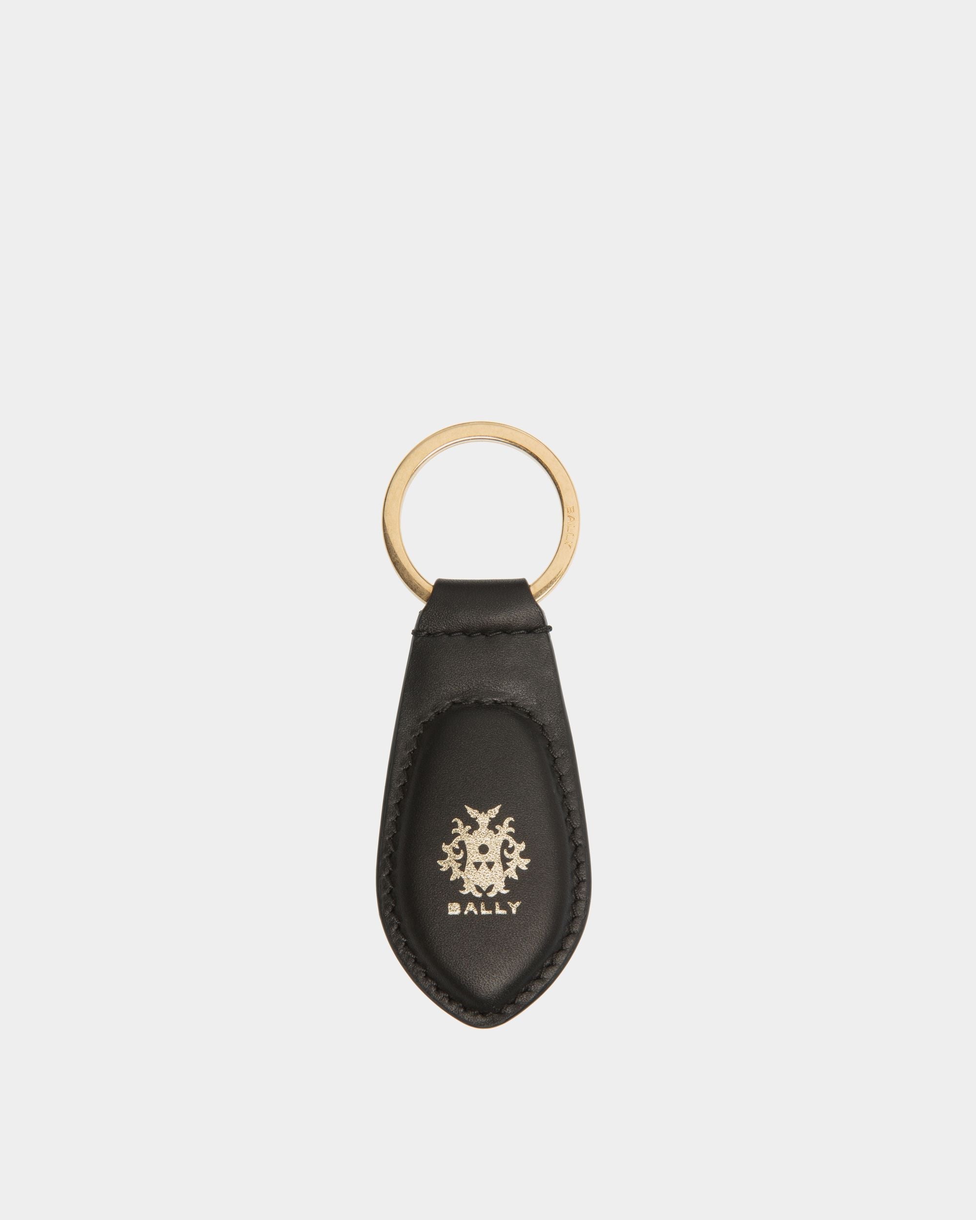 Bally Global - Beckett Keyring In Black Leather - Negro