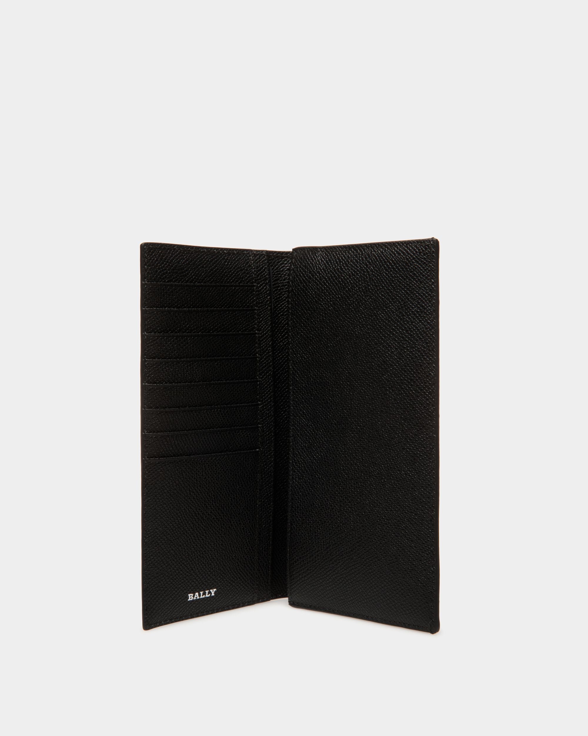 Bally Global - Cartera Continental De Piel Repujada Negra - Negro
