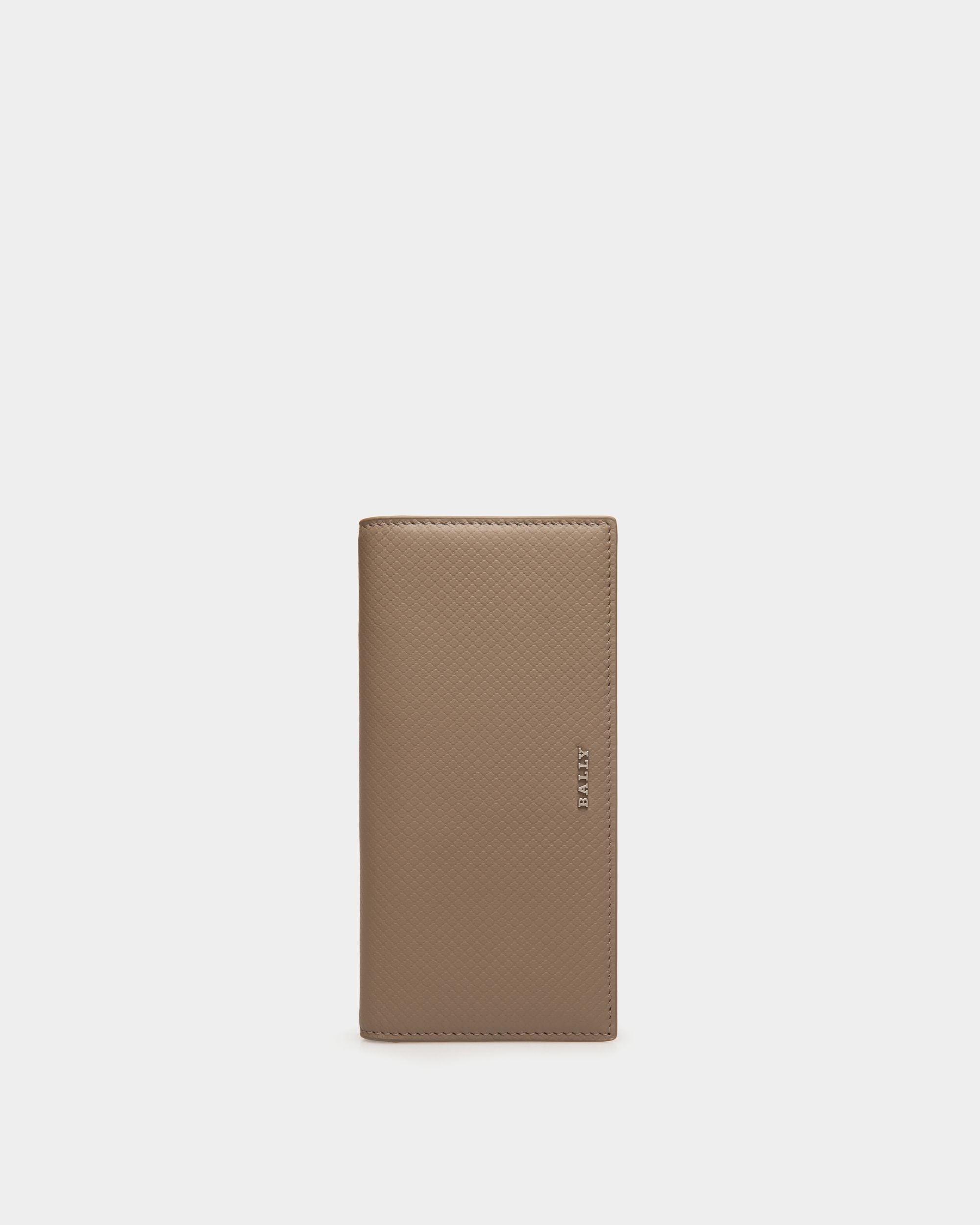Bally Global - Cartera Continental De Piel Repujada Beige - Grey