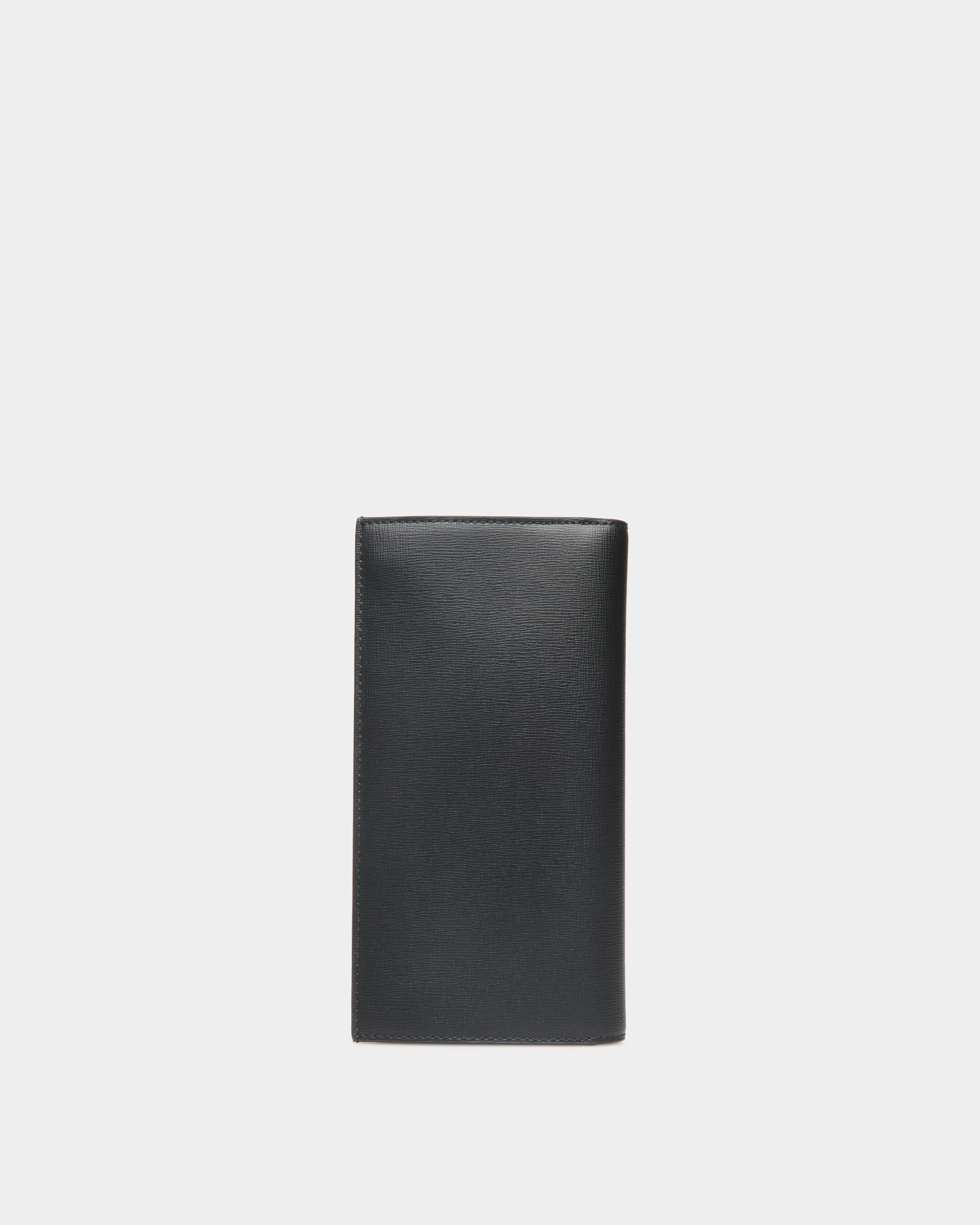 Bally Global - Mythos Continental Wallet In Black Recycled Leather - Black