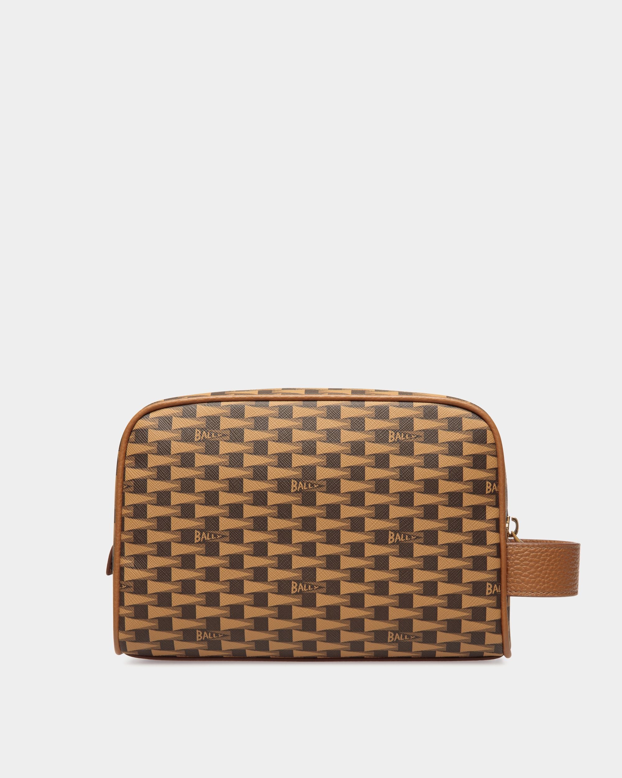 Bally Global - Pennant Necessaires In Brown Synthetic - Brown