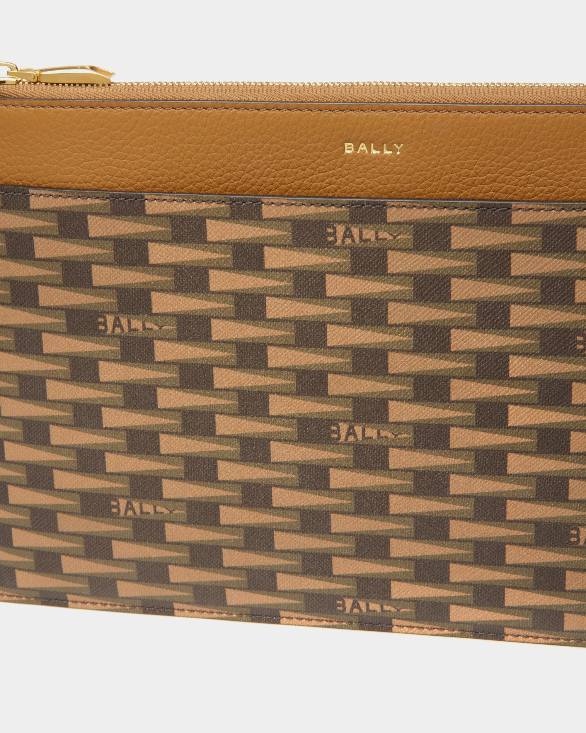 Bally Global - Neceser Pennant De Tpu Color Desierto - Marrón