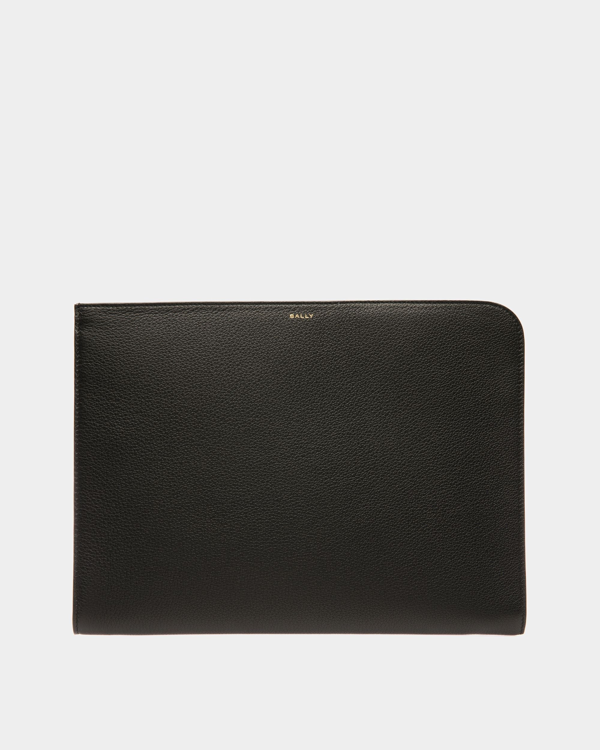 Bally Global - Tech Folio In Black Leather - Black