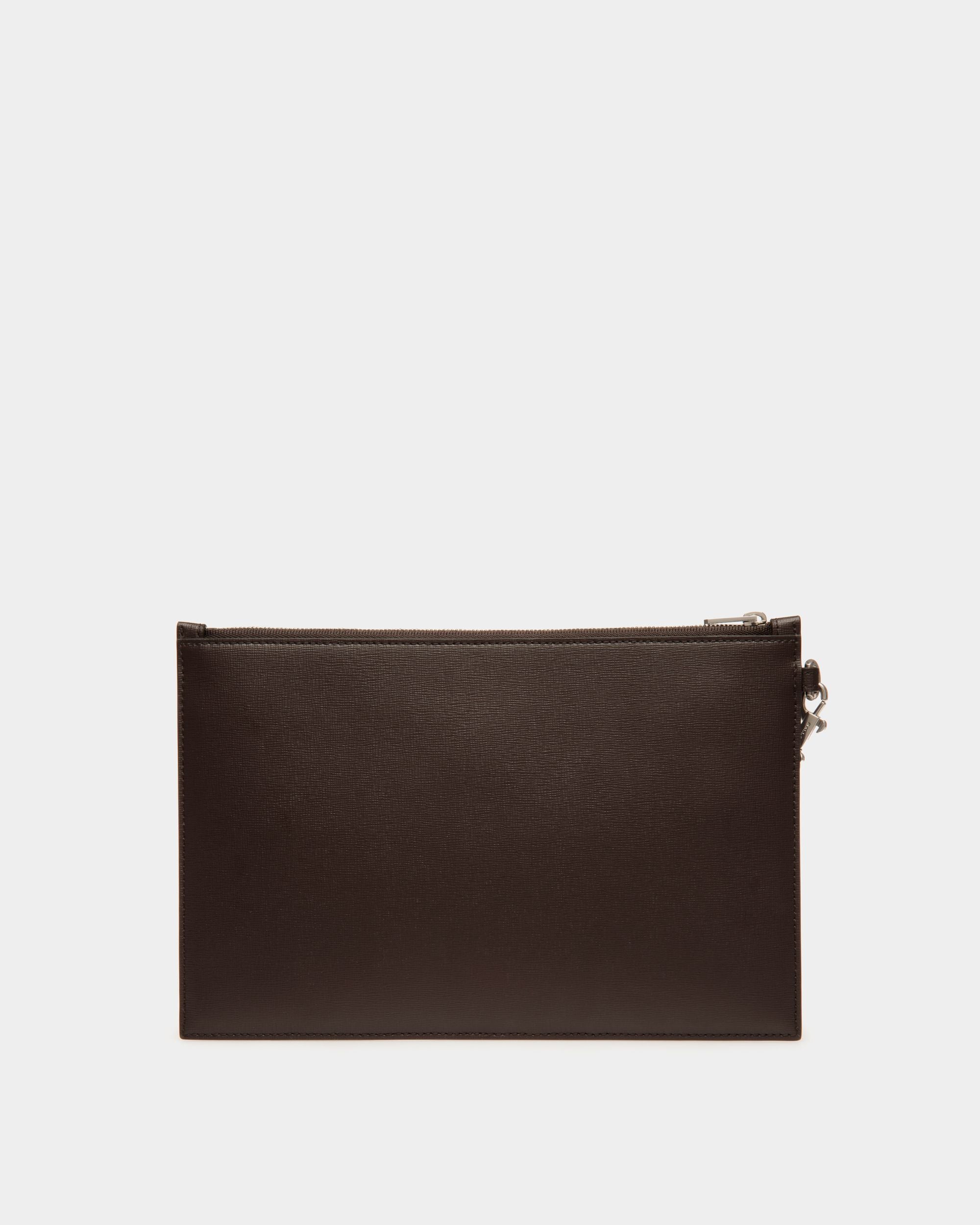 Bally Global - Pochette Mythos De Piel Reciclada Ébano - Marrón