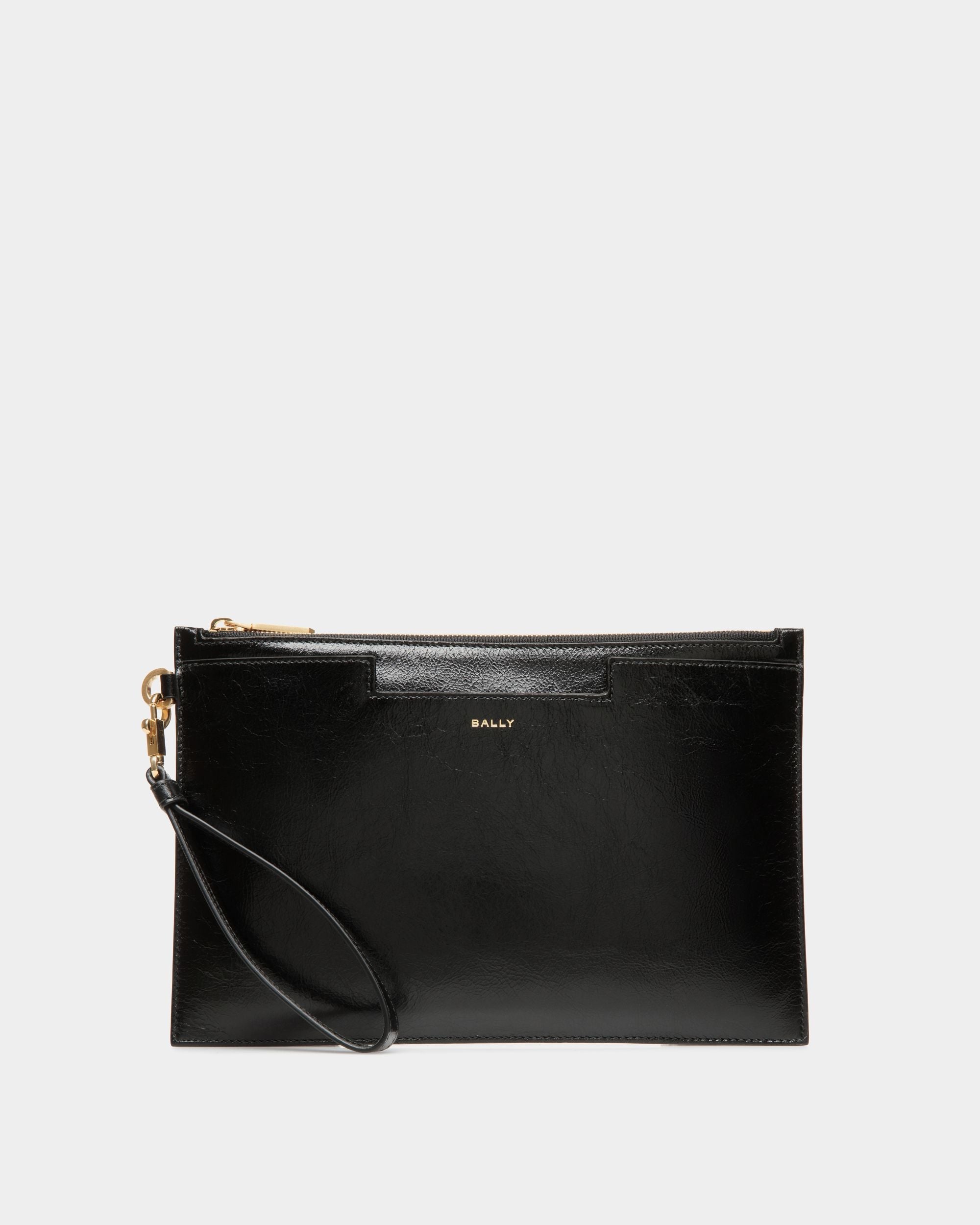Bally Global - Pochette Easy Bally En Cuir Noir - Noir