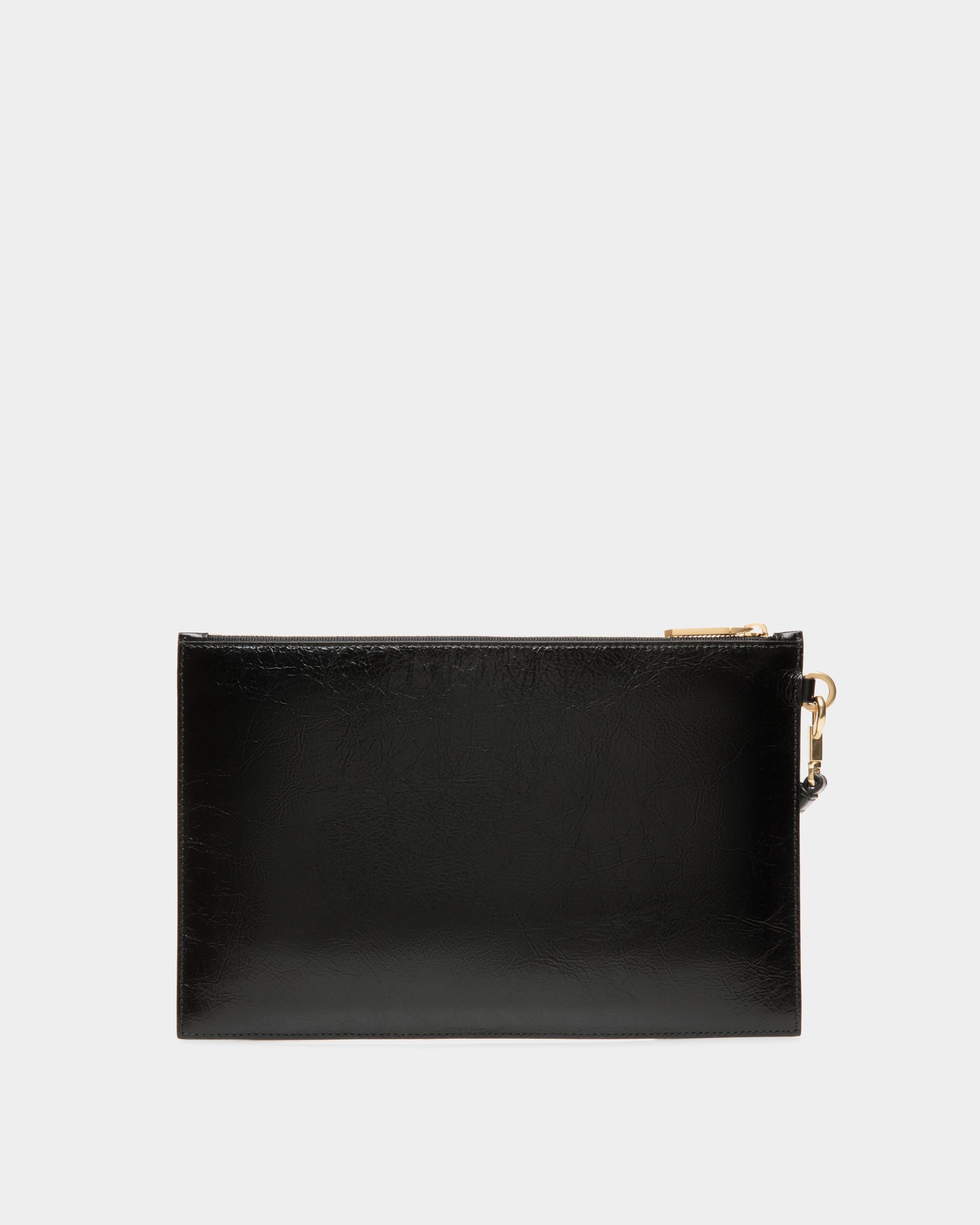 Bally Global - Pochette Easy Bally En Cuir Noir - Noir