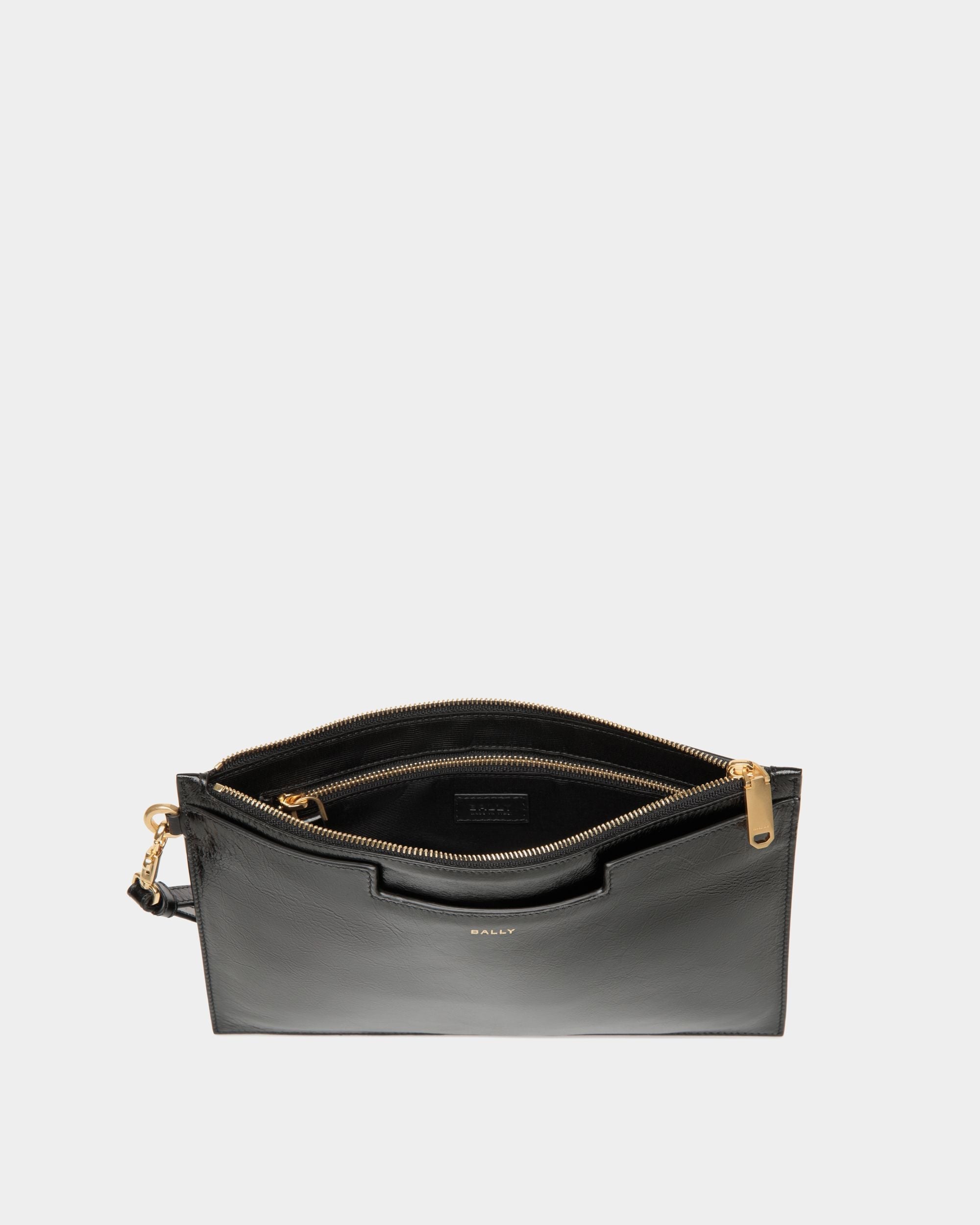 Bally Global - Pochette Easy Bally En Cuir Noir - Noir