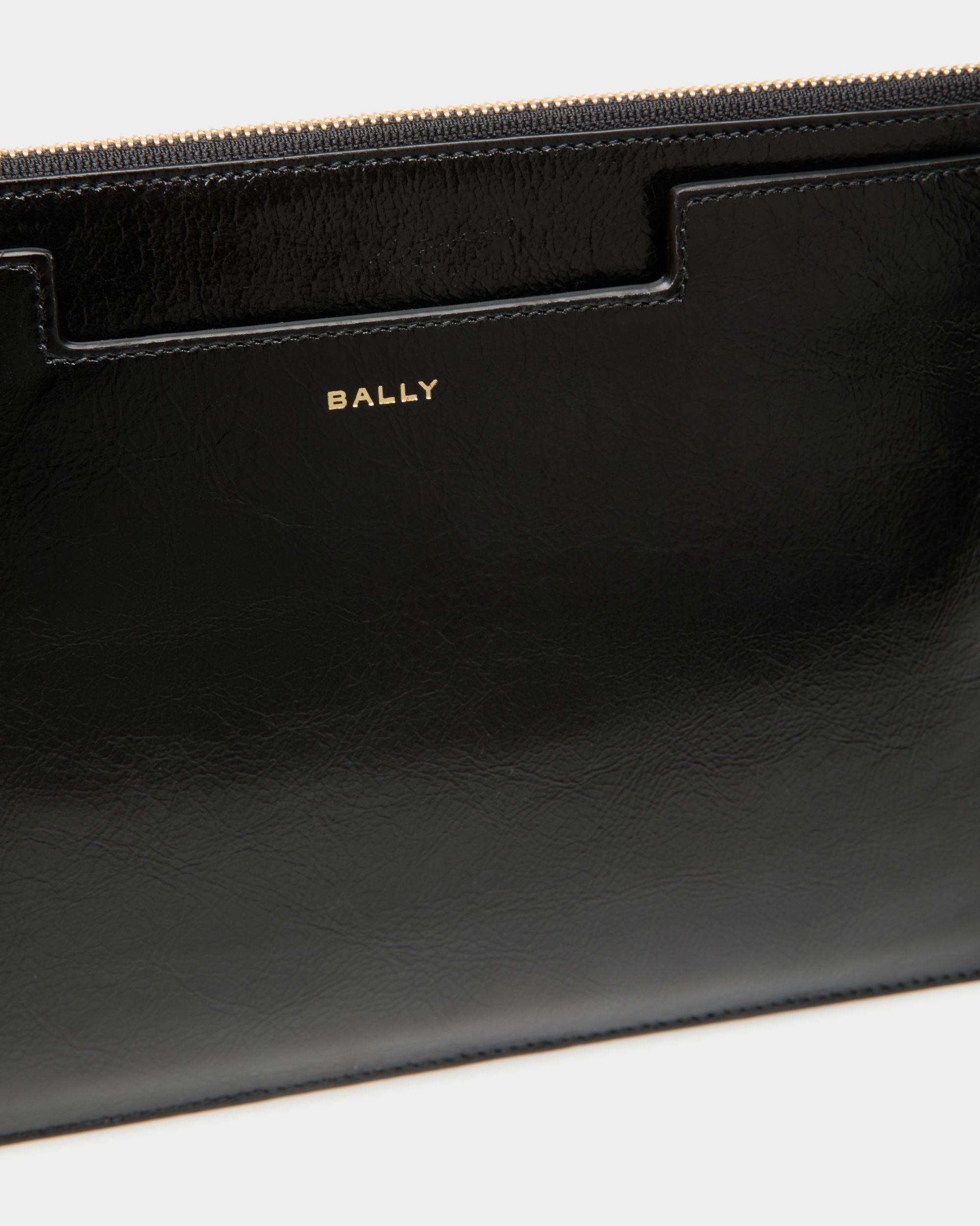 Bally Global - Pochette Easy Bally En Cuir Noir - Noir