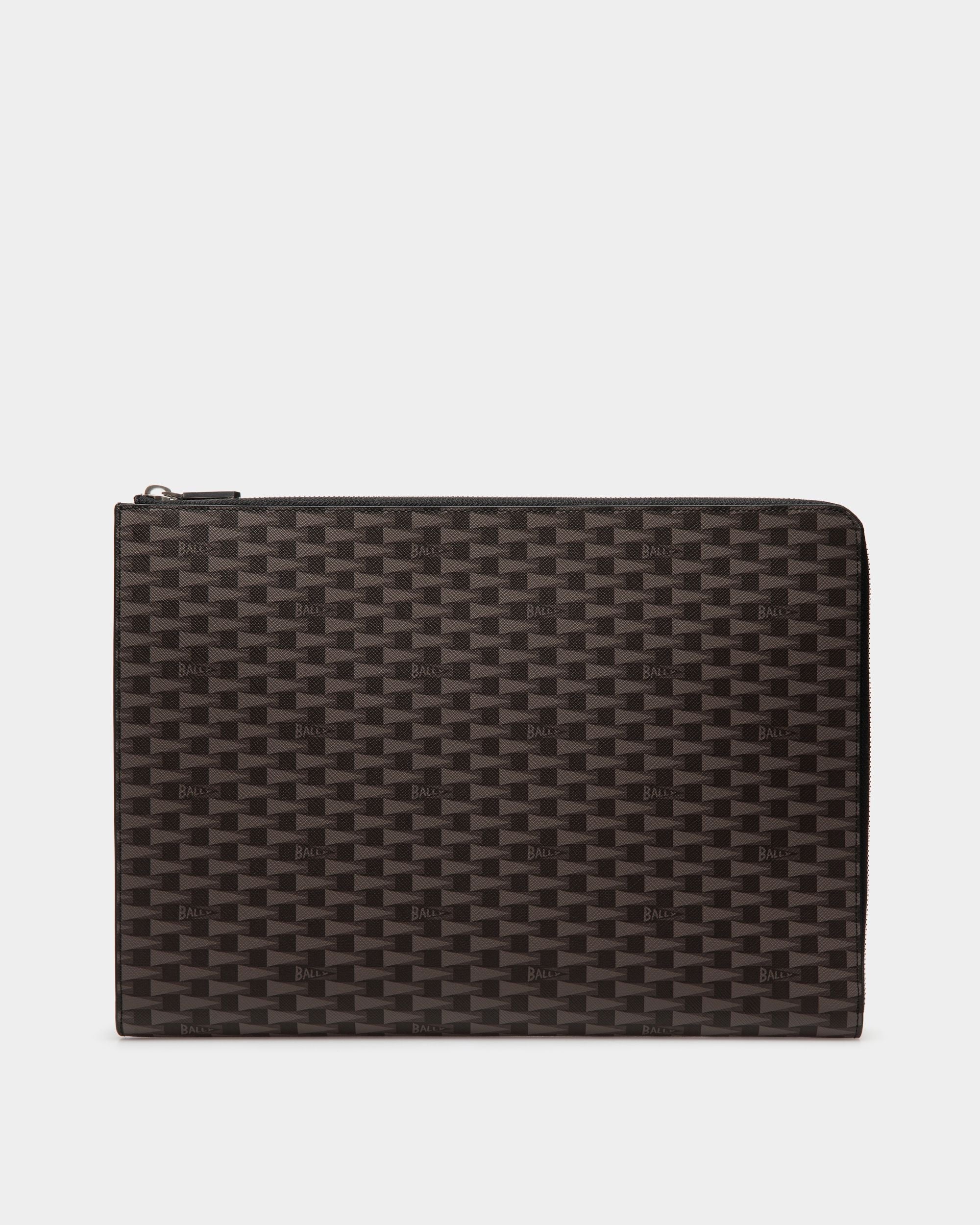Bally Global - Pennant Tecnology Case in Black Pennant Motif - Black