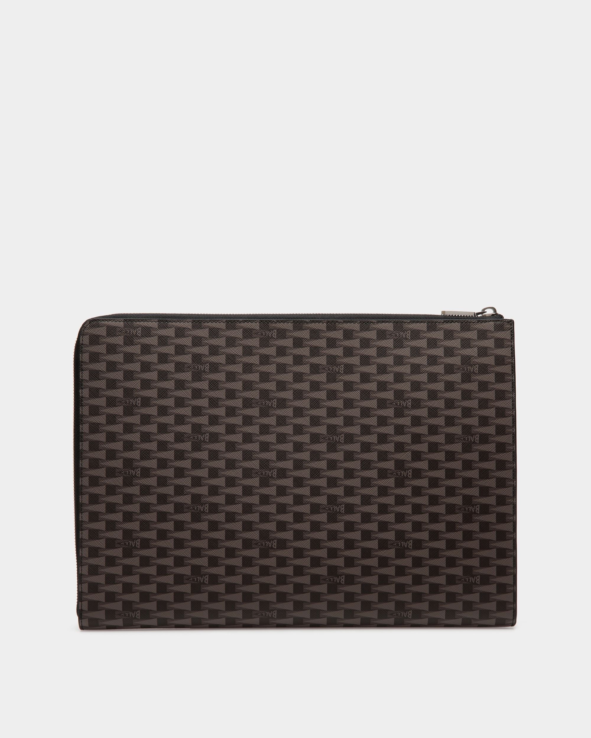Bally Global - Pennant Tecnology Case in Black Pennant Motif - Black