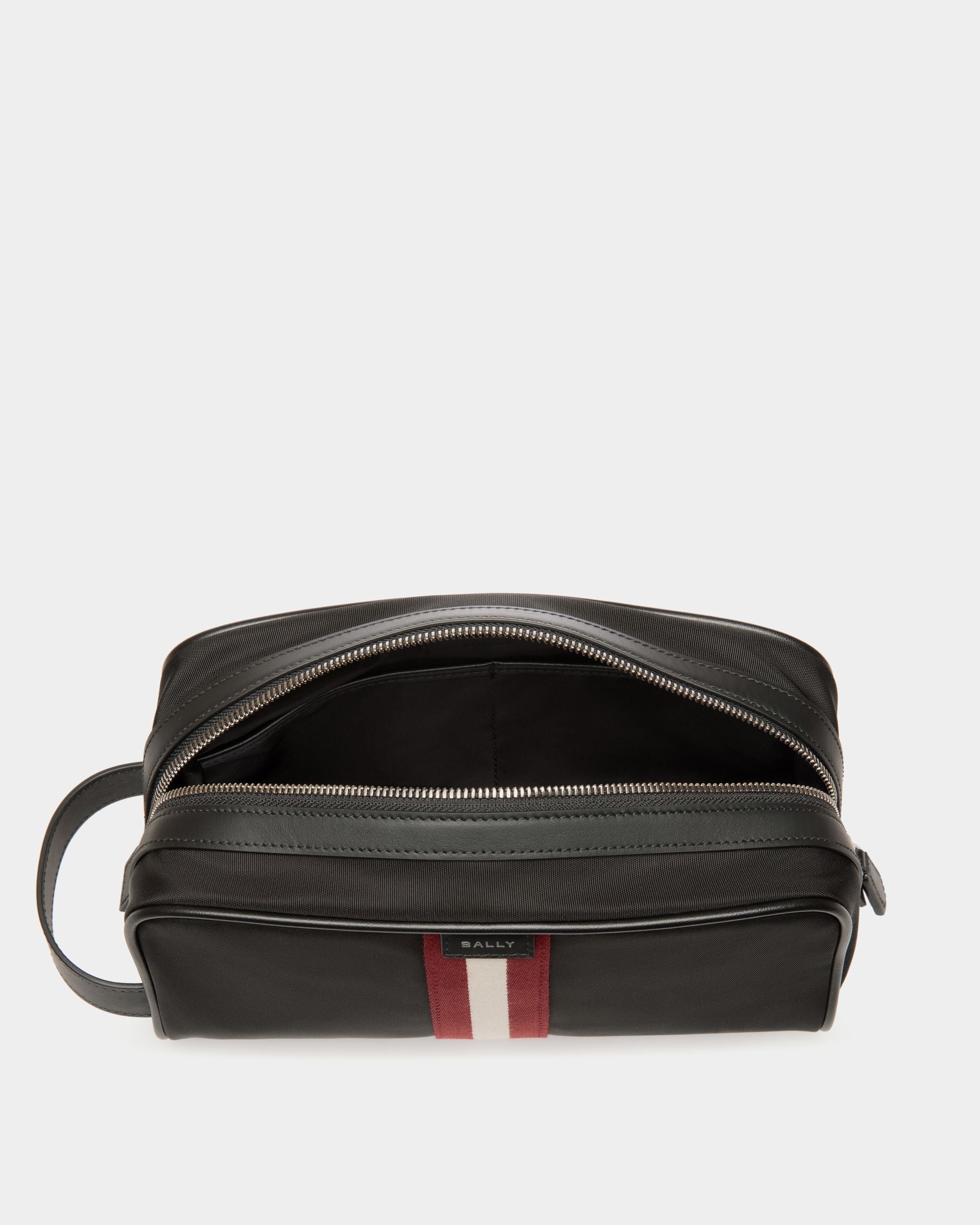 Bally Global - Trousse De Toilette Code En Nylon Noir - Noir