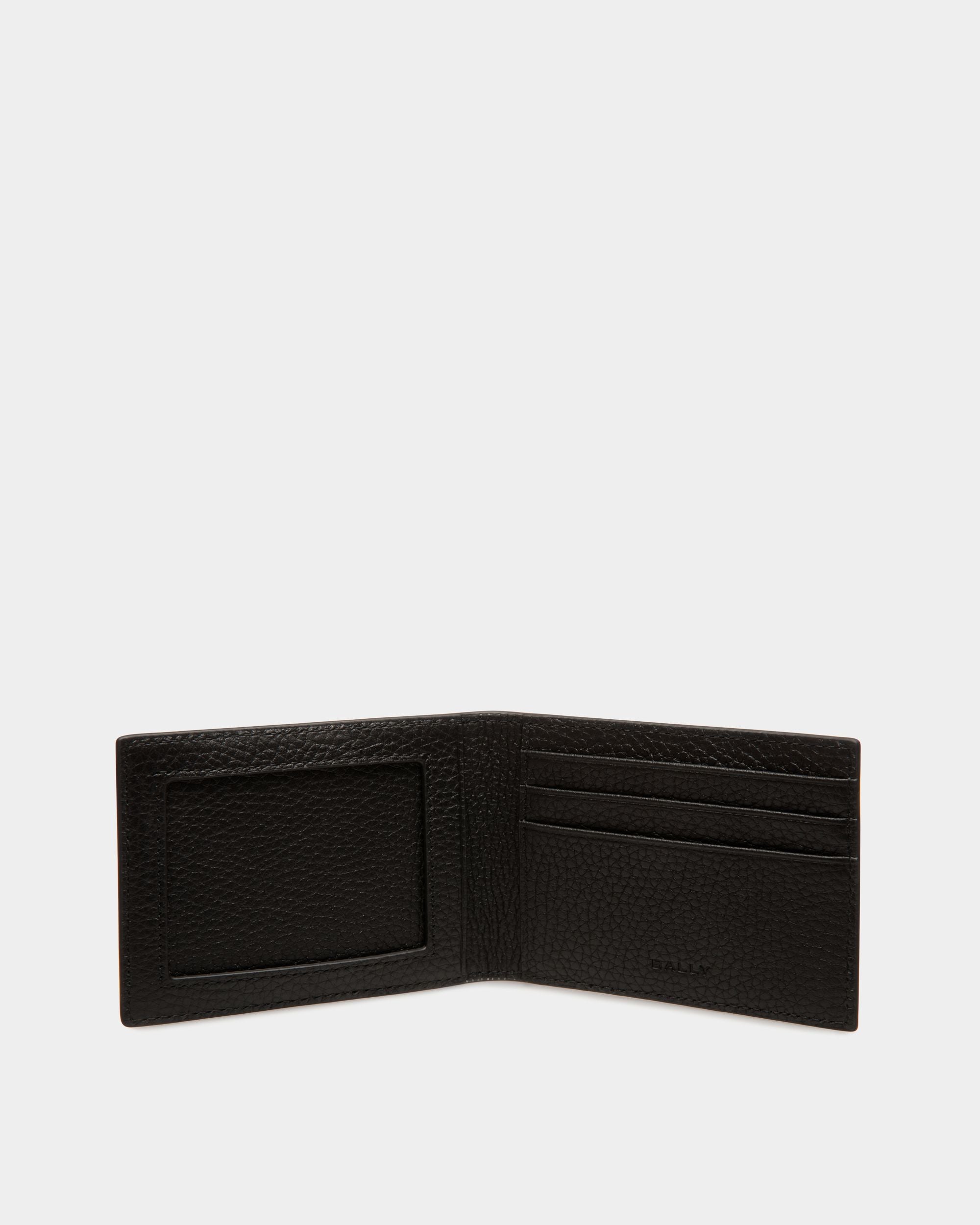 Bally Global - Cartera Plegable Ribbon De Piel Negra - Negro