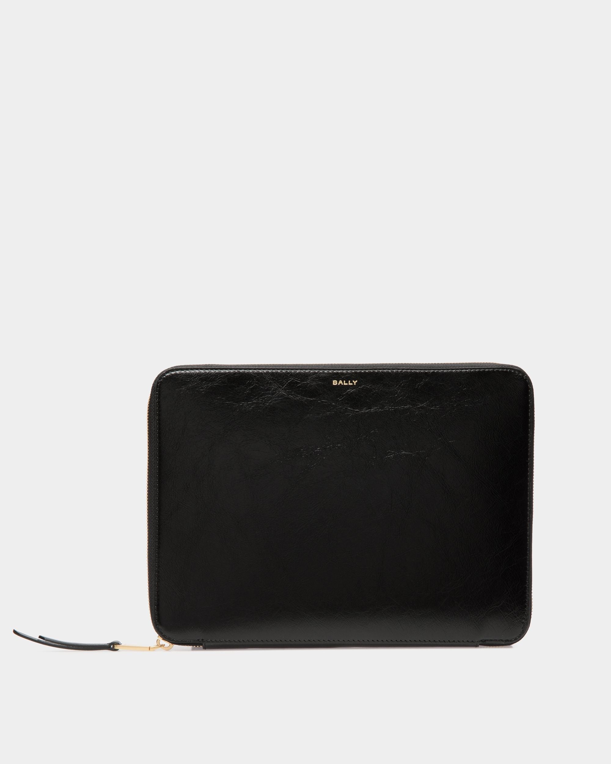 Bally Global - Easy Bally Tablet Case in Black Leather - Black