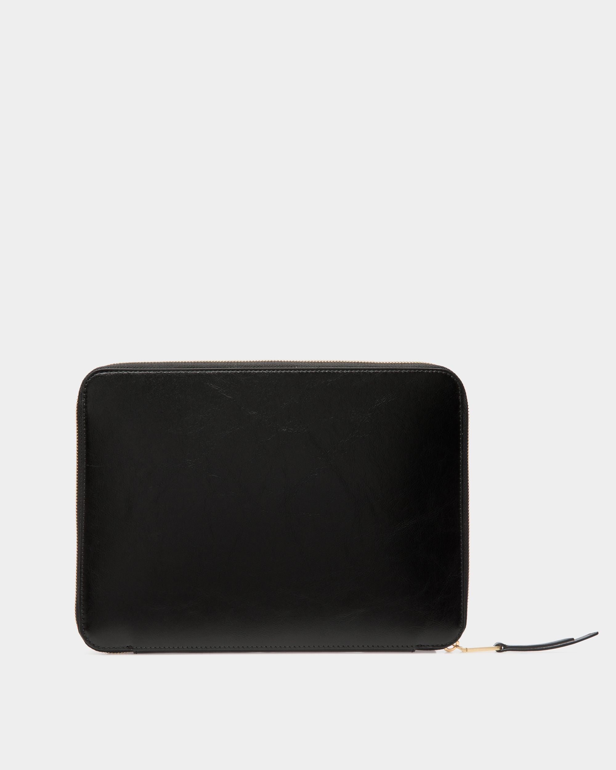 Bally Global - Easy Bally Tablet Case in Black Leather - Black