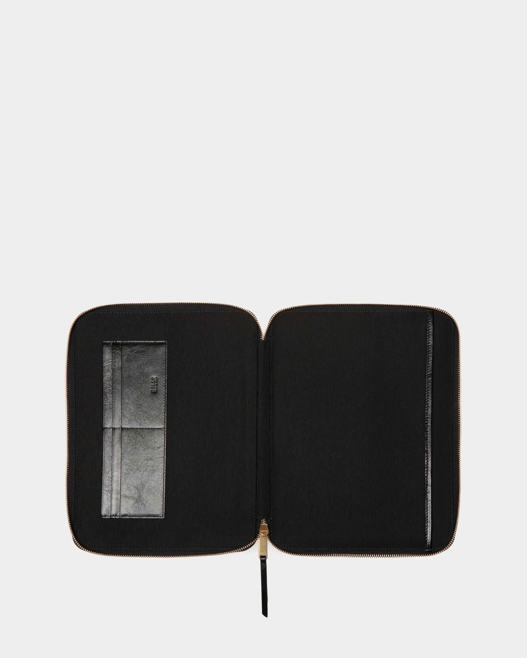 Bally Global - Easy Bally Tablet Case in Black Leather - Black