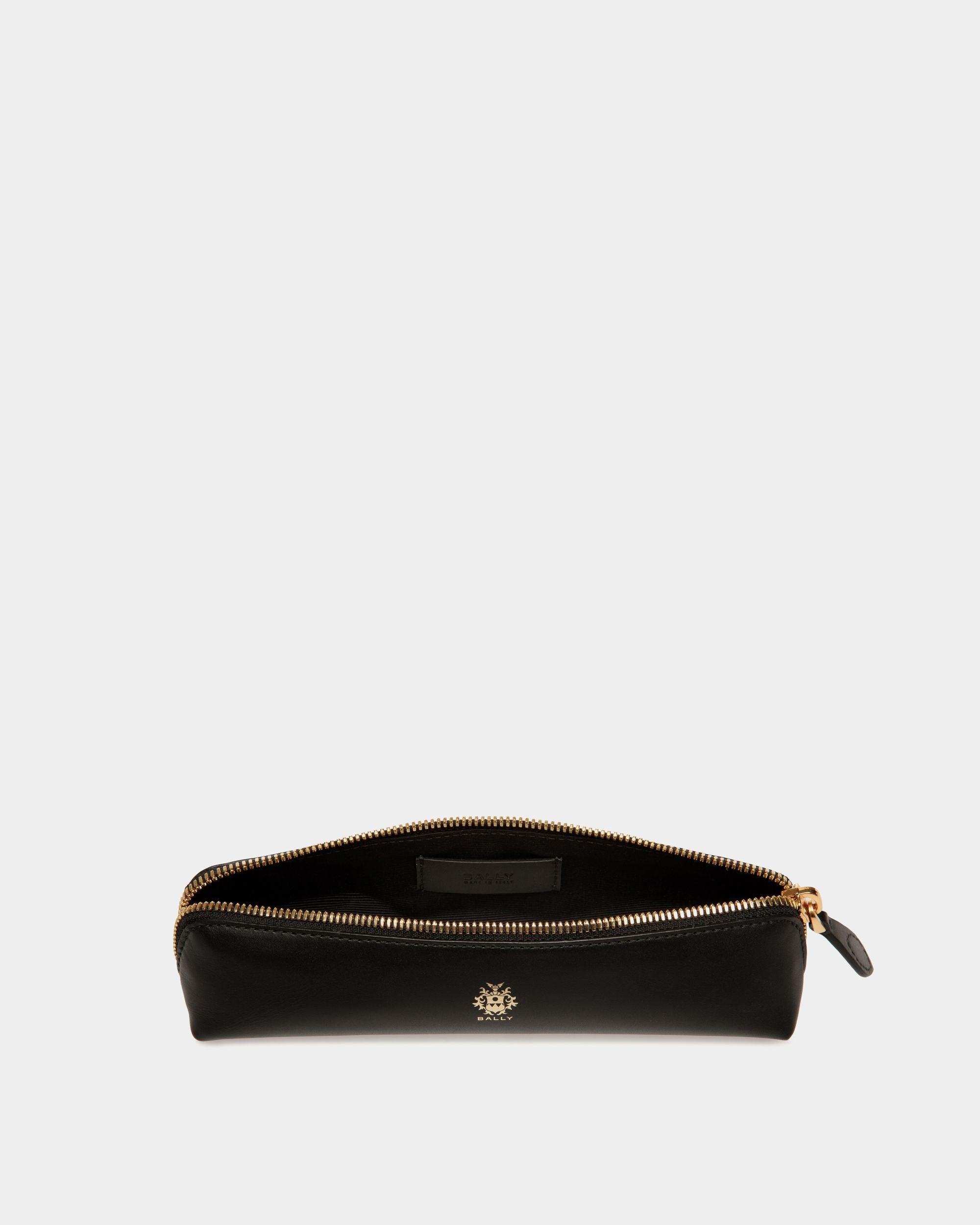 Bally Global - Beckett Pencil Case in Black Leather - Black