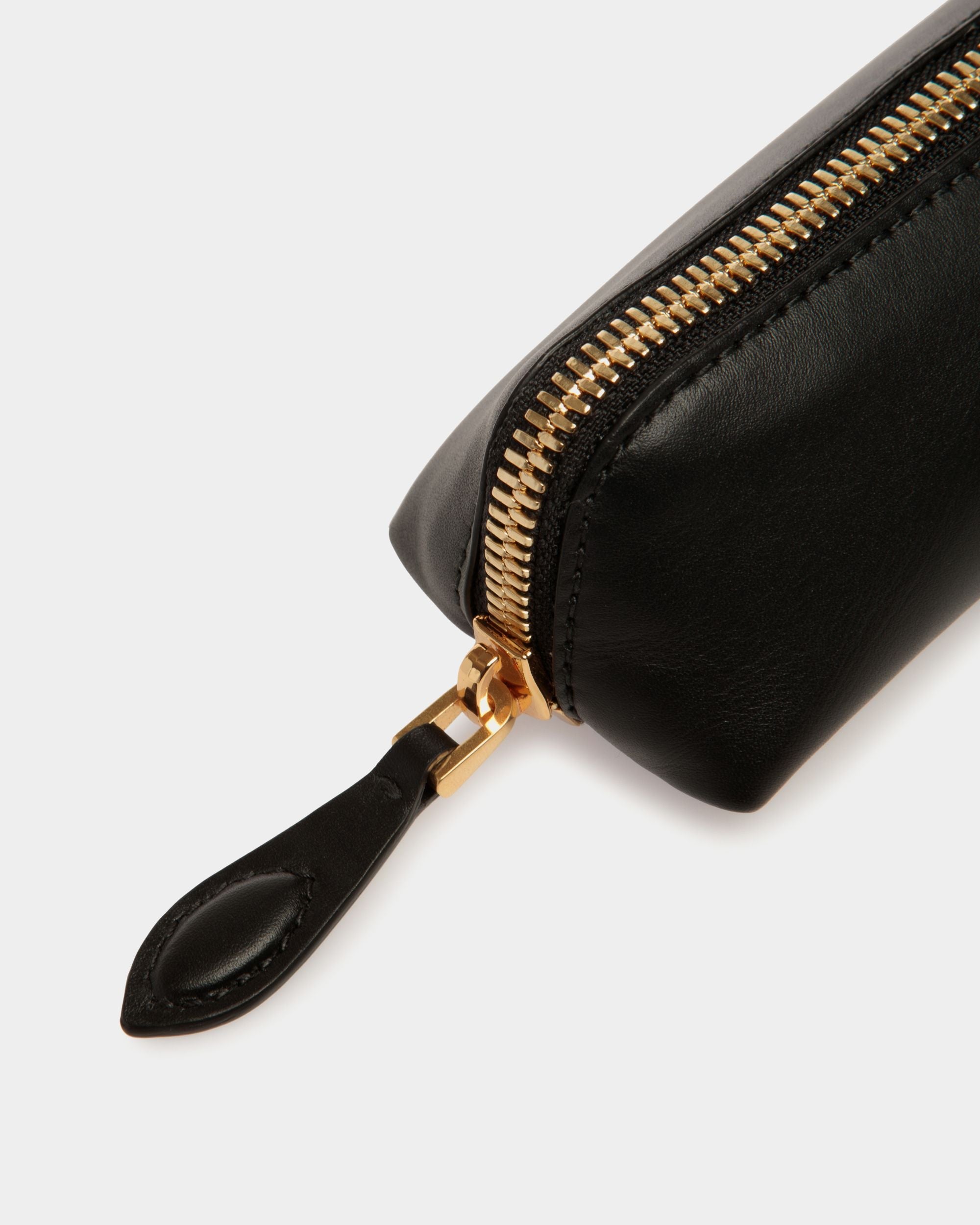Bally Global - Beckett Pencil Case in Black Leather - Black