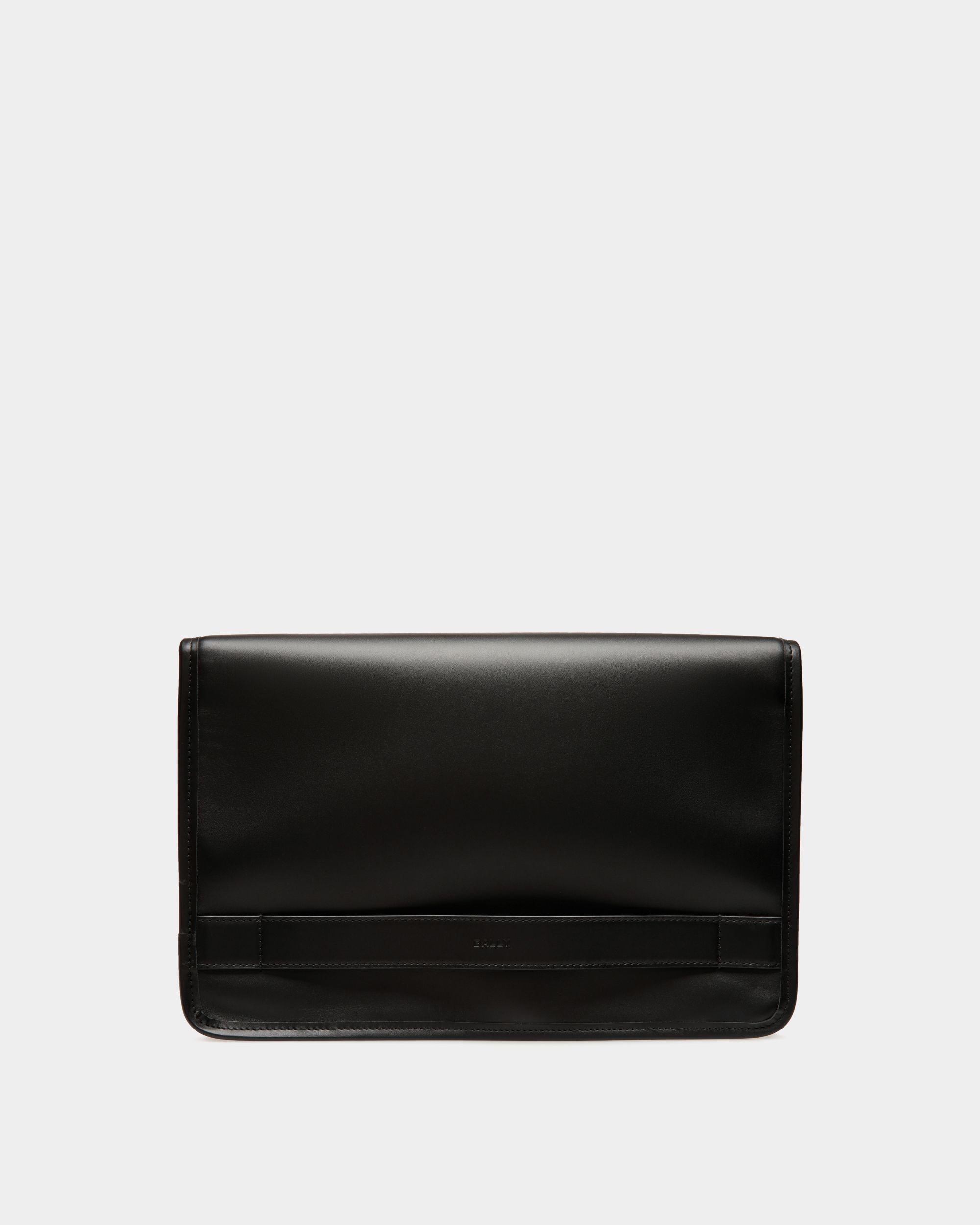 Bally Global - Beckett Pochette in Black Leather - Black