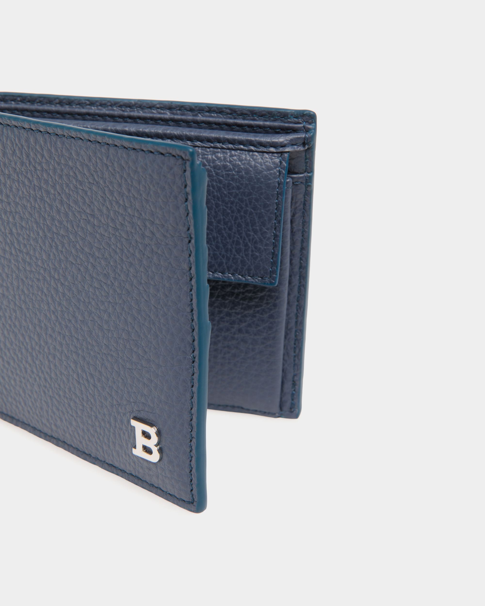 Bally Global - Cartera De Piel Repujada Azul - Azul