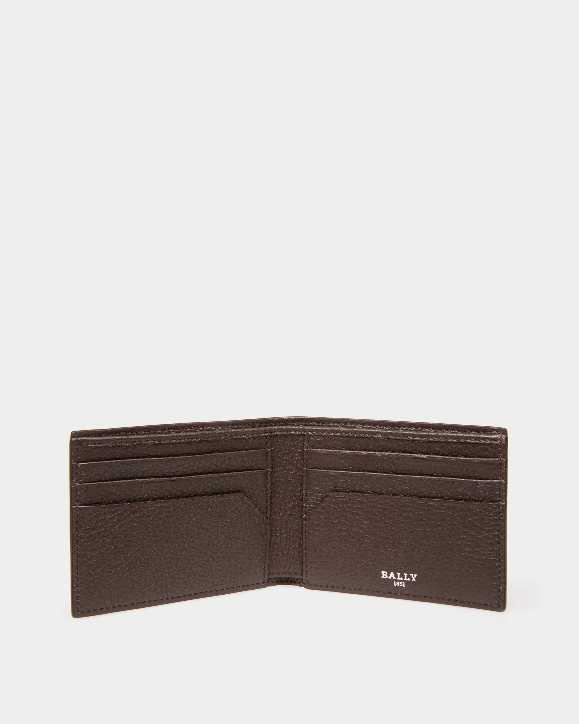 Bally Global - Scevye Leather Wallet In Ebony Brown - Brown