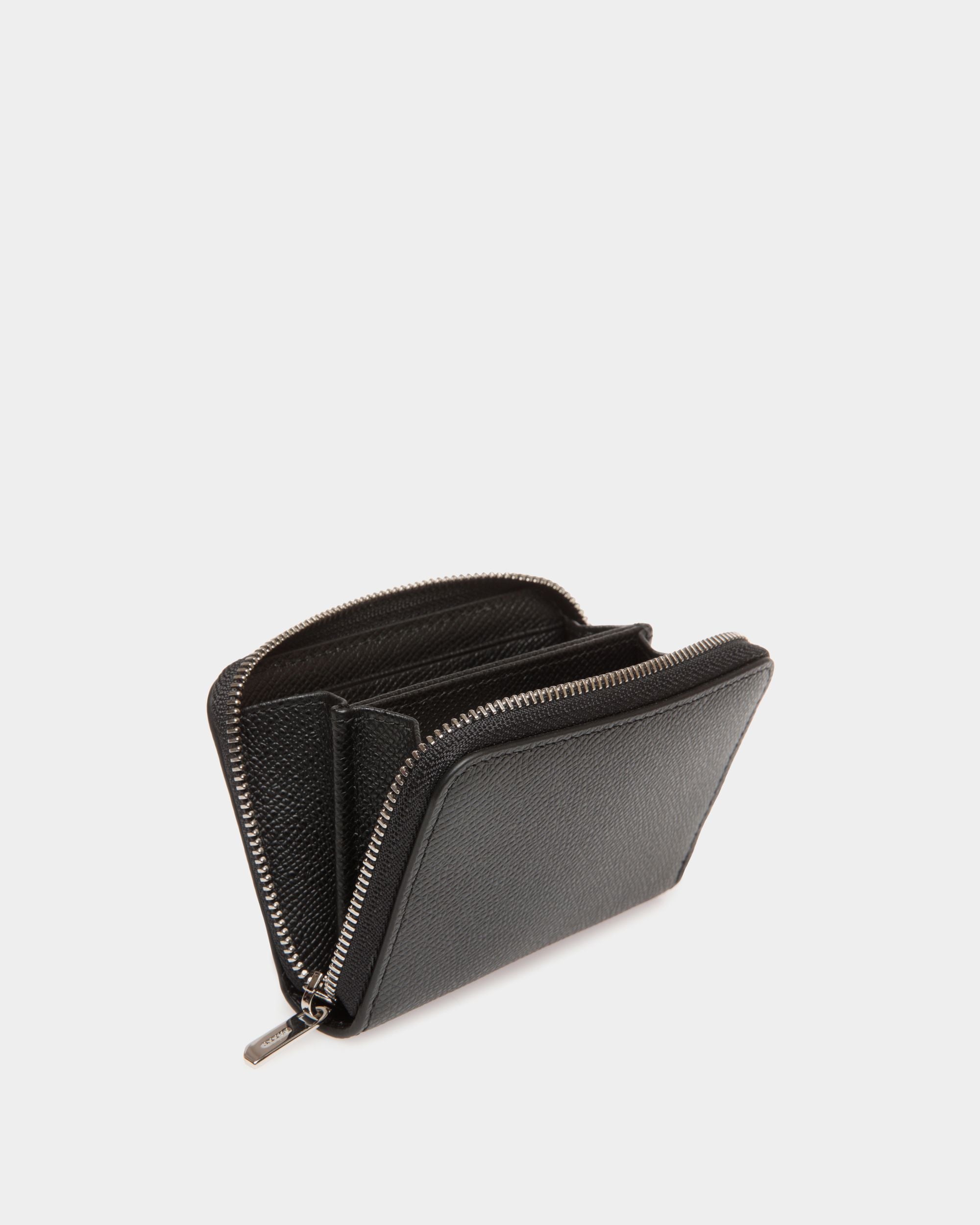 Bally Global - Wallet in Black Embossed Leather - Black