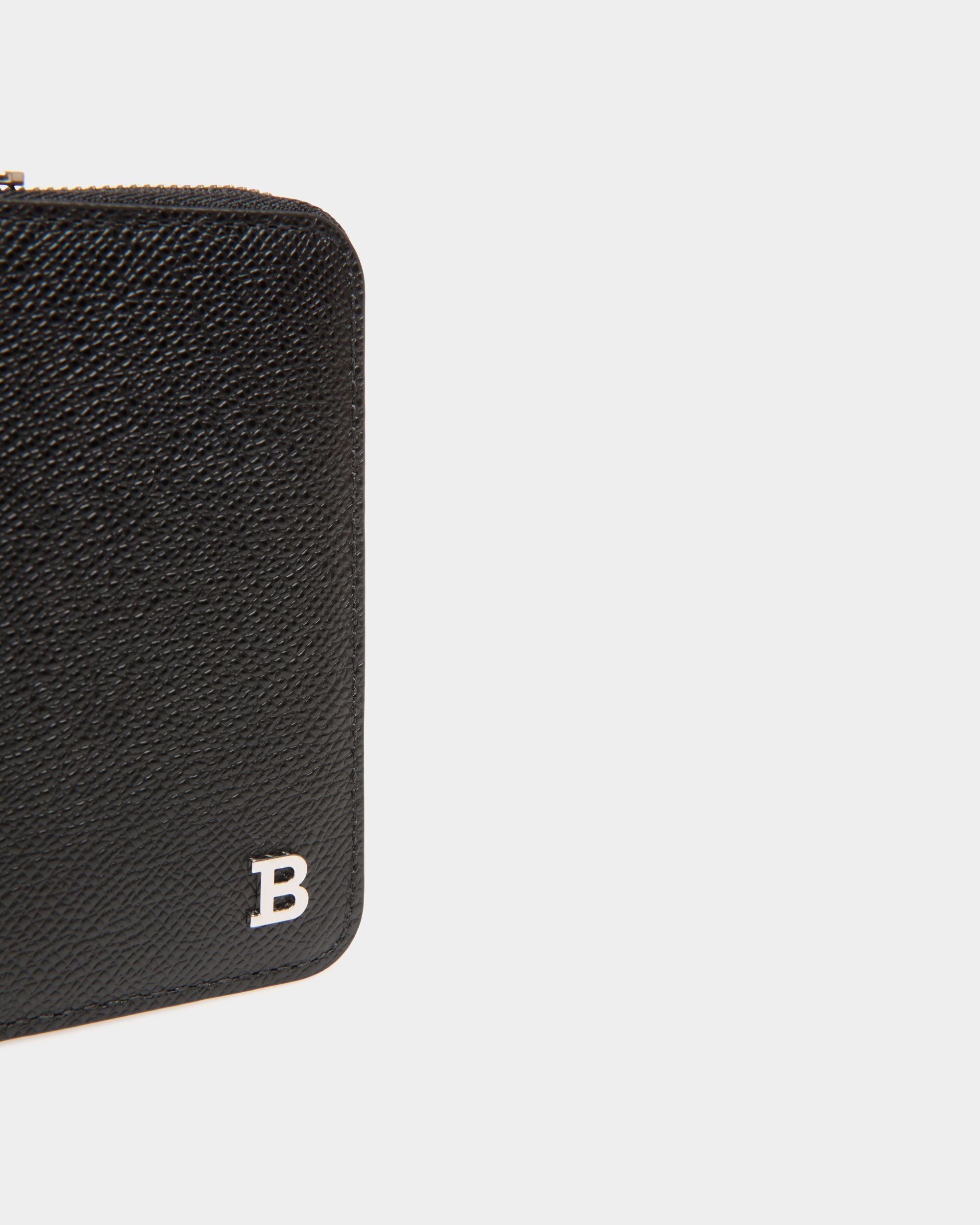Bally Global - Wallet in Black Embossed Leather - Black