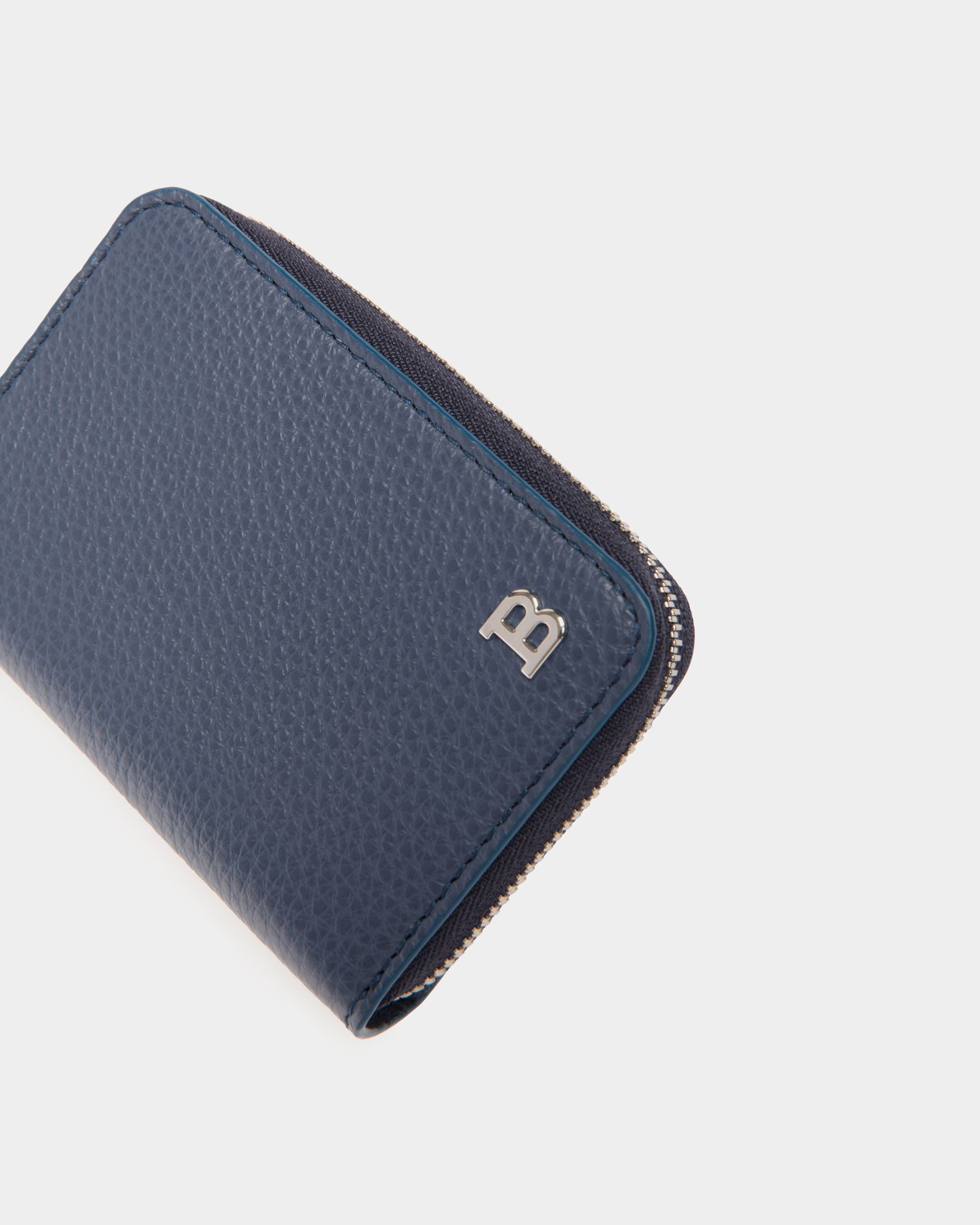 Bally Global - Cartera De Piel Repujada Azul - Azul