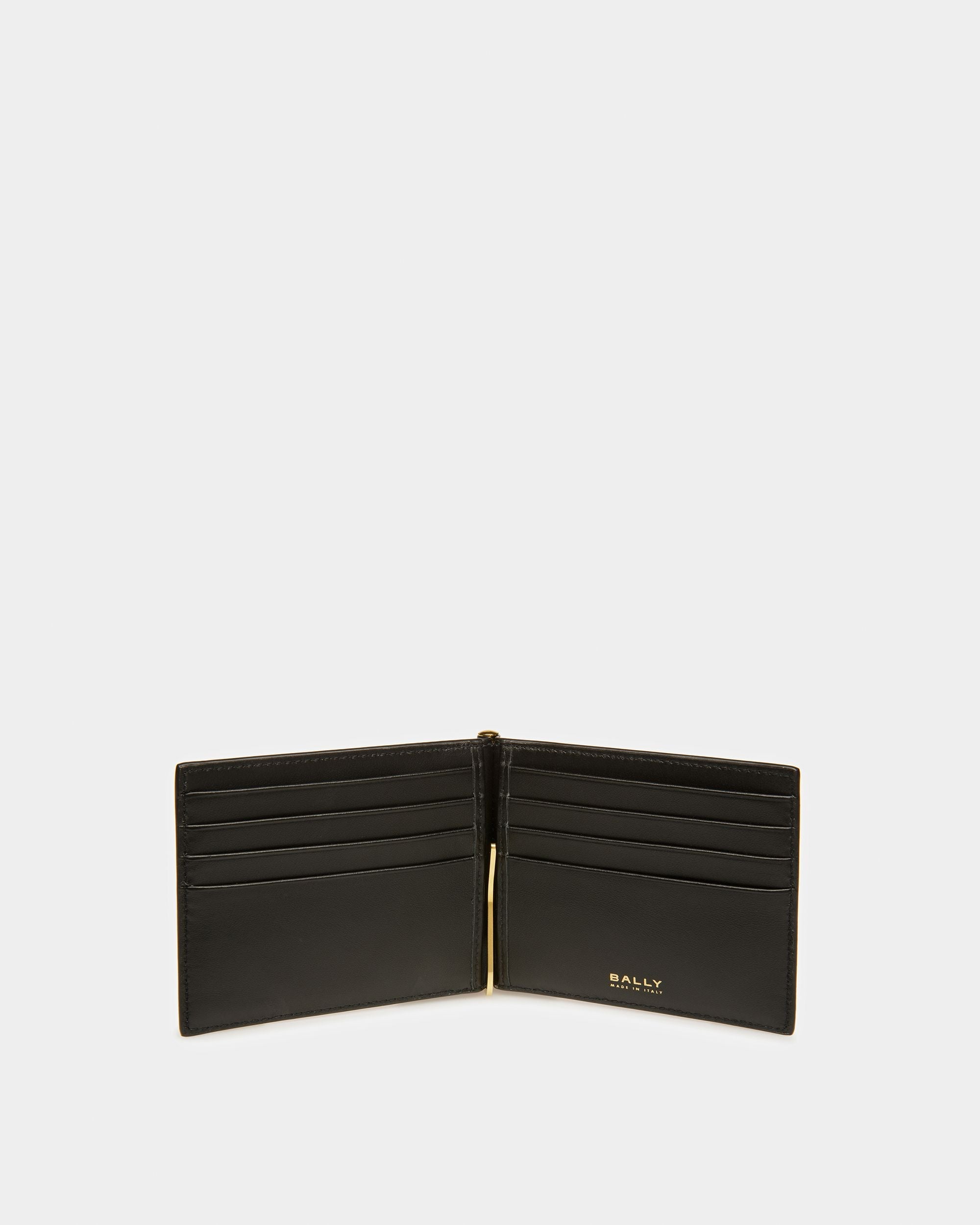 Bally Global - Bifold Clip Wallet In Sellier - Black