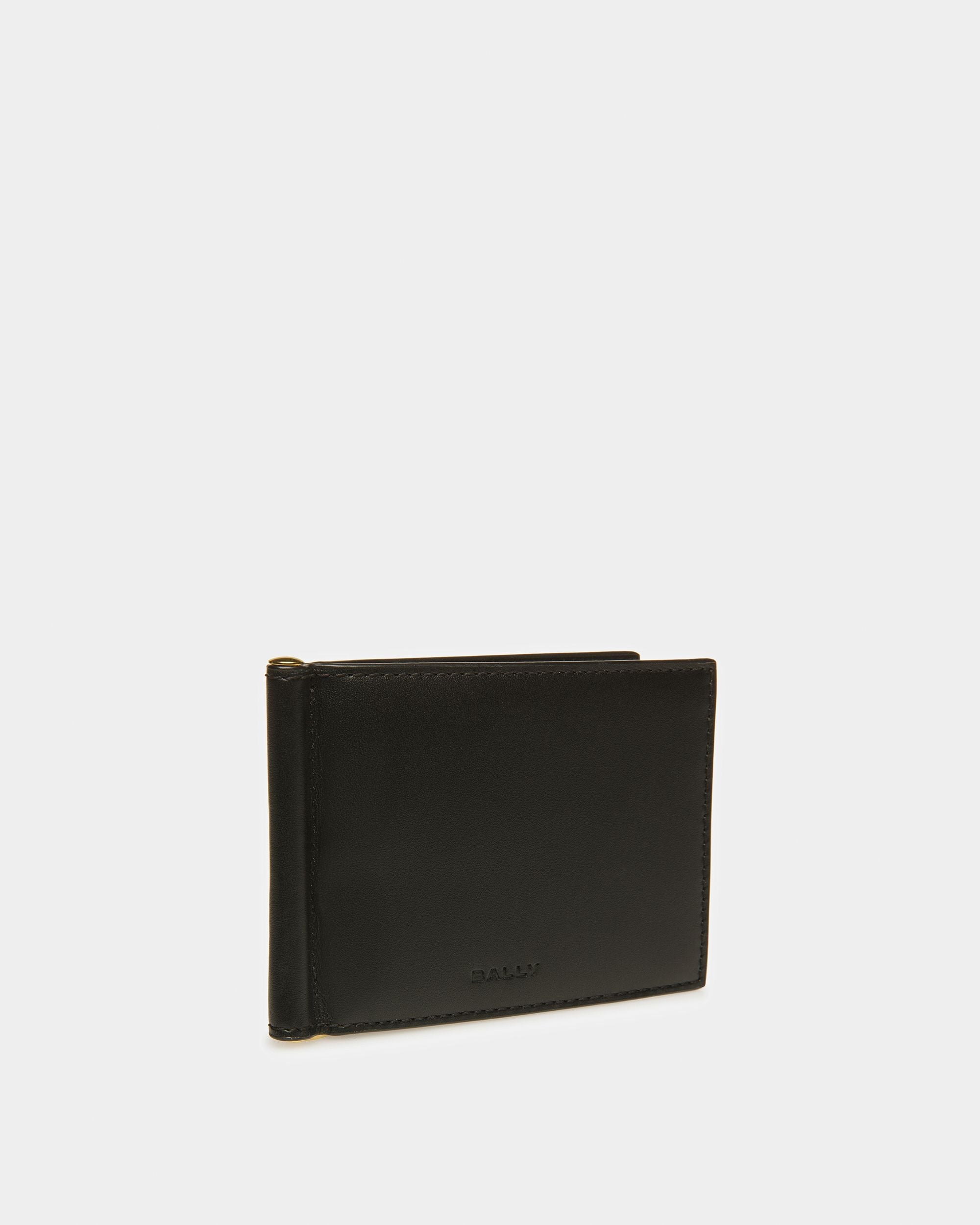 Bally Global - Bifold Clip Wallet In Sellier - Black