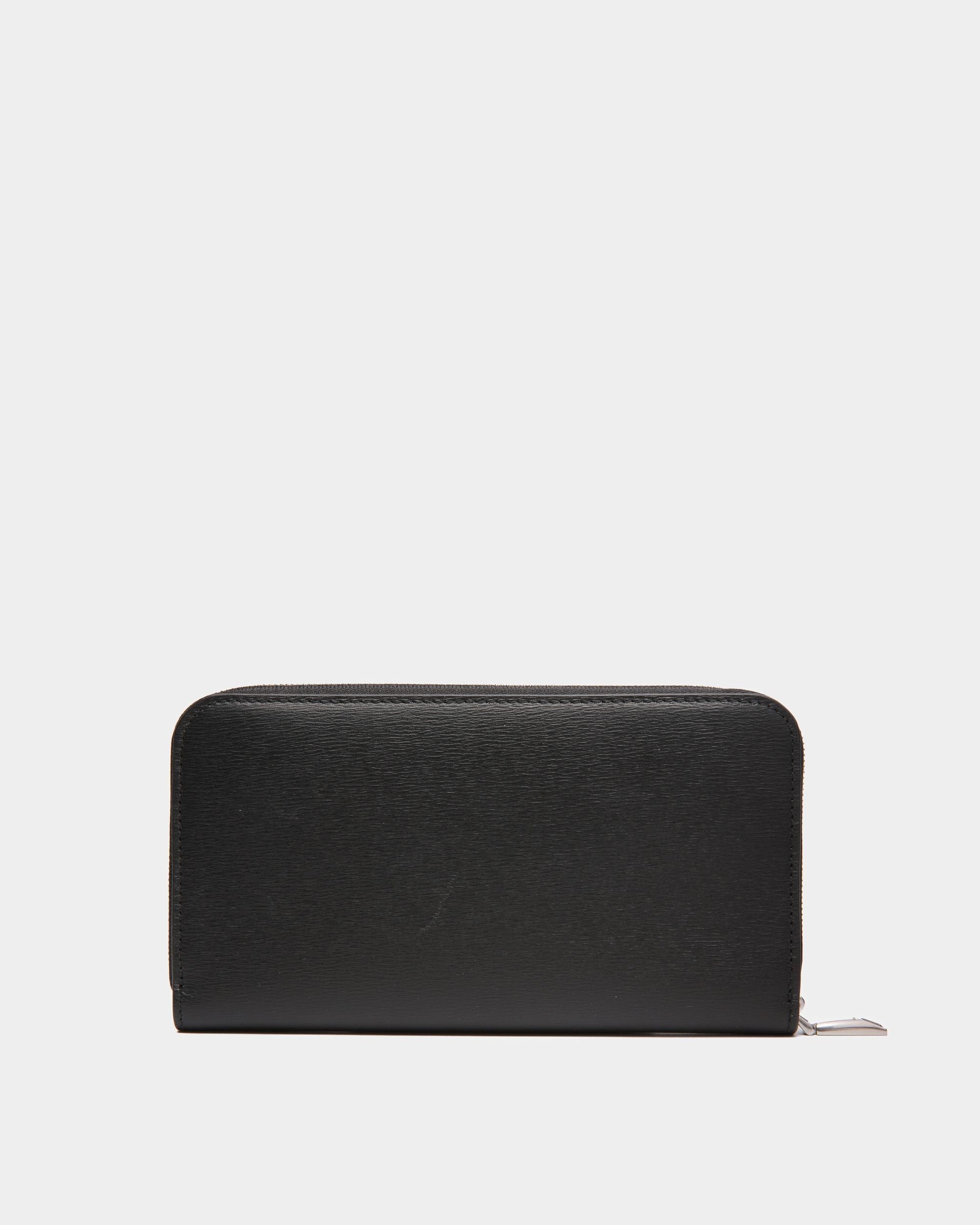 Bally Global - Crossing Zip Around Wallet in Leather - Black