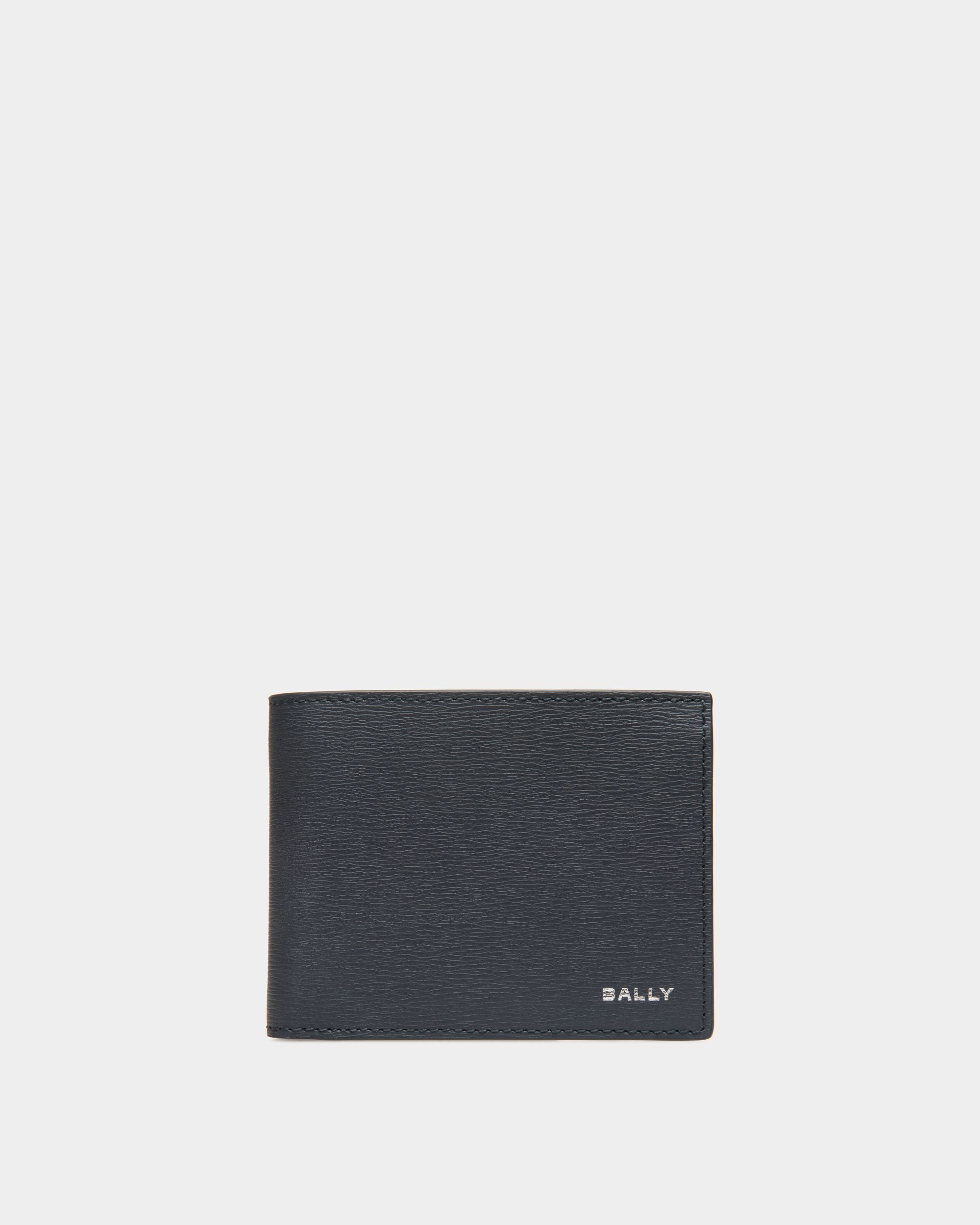 Bally Global - Crossing Bi-Fold Wallet In Midnight Leather - Blue