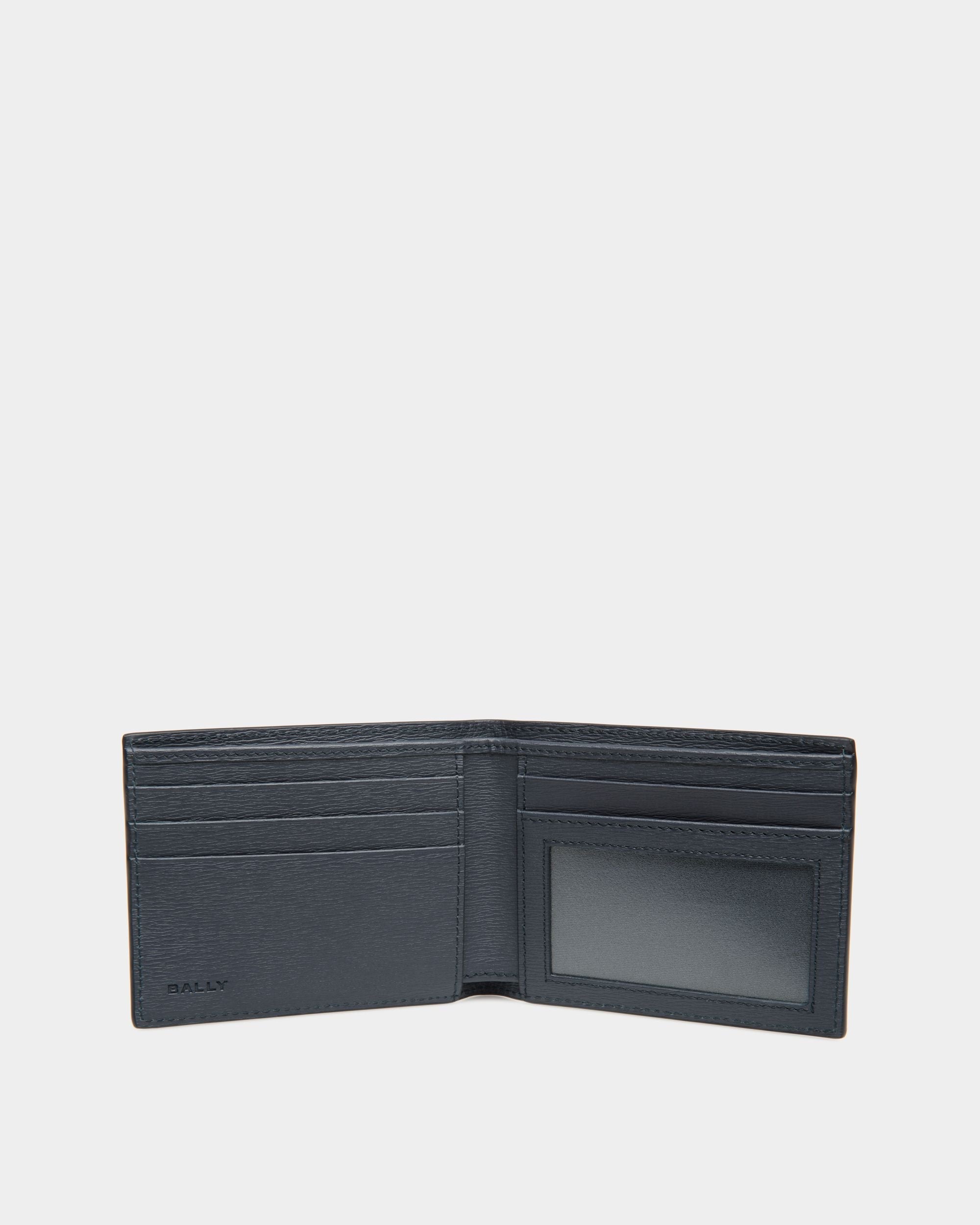 Bally Global - Crossing Bi-Fold Wallet In Midnight Leather - Blue