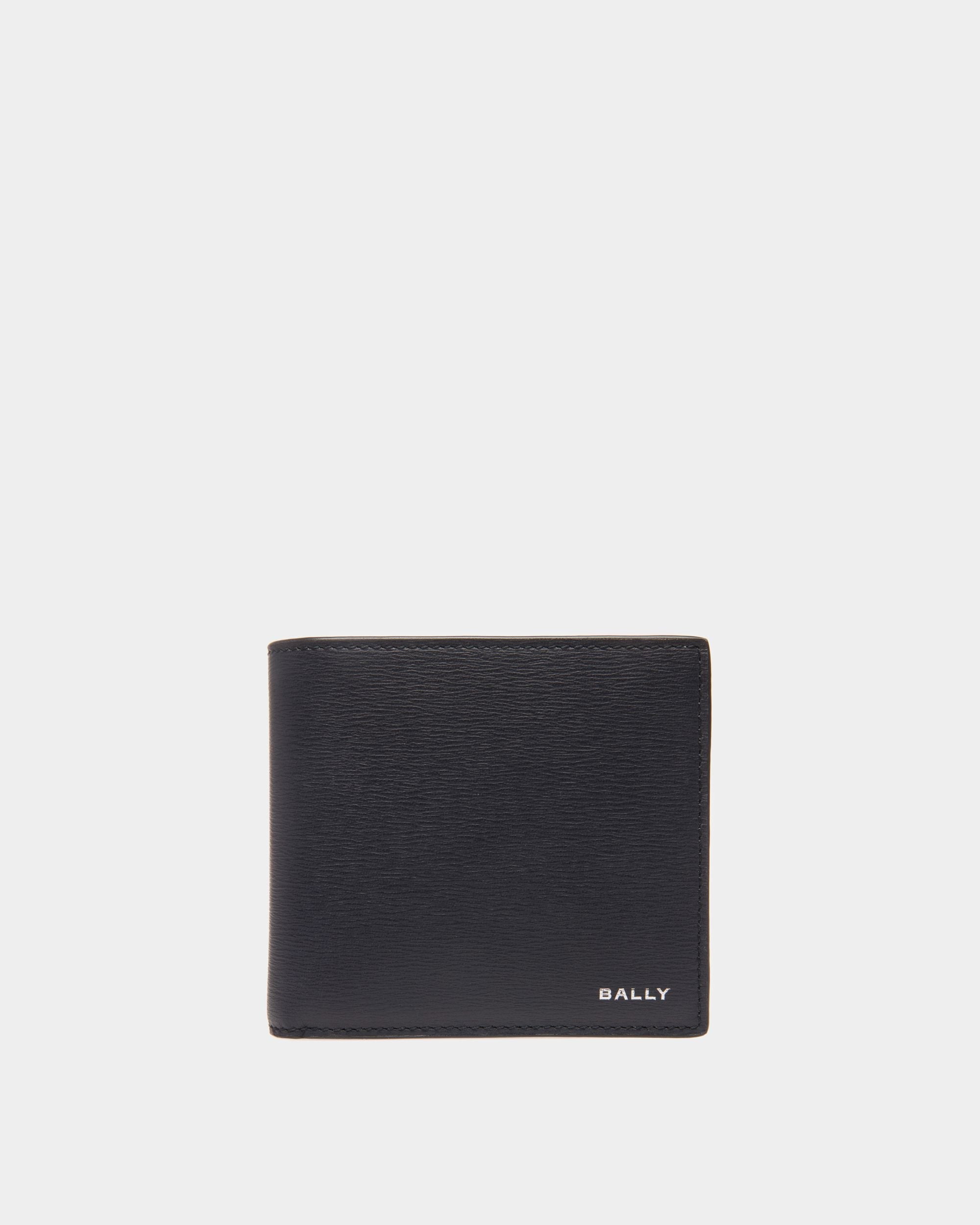 Bally Global - Cartera Crossing De Piel Color Medianoche - Azul