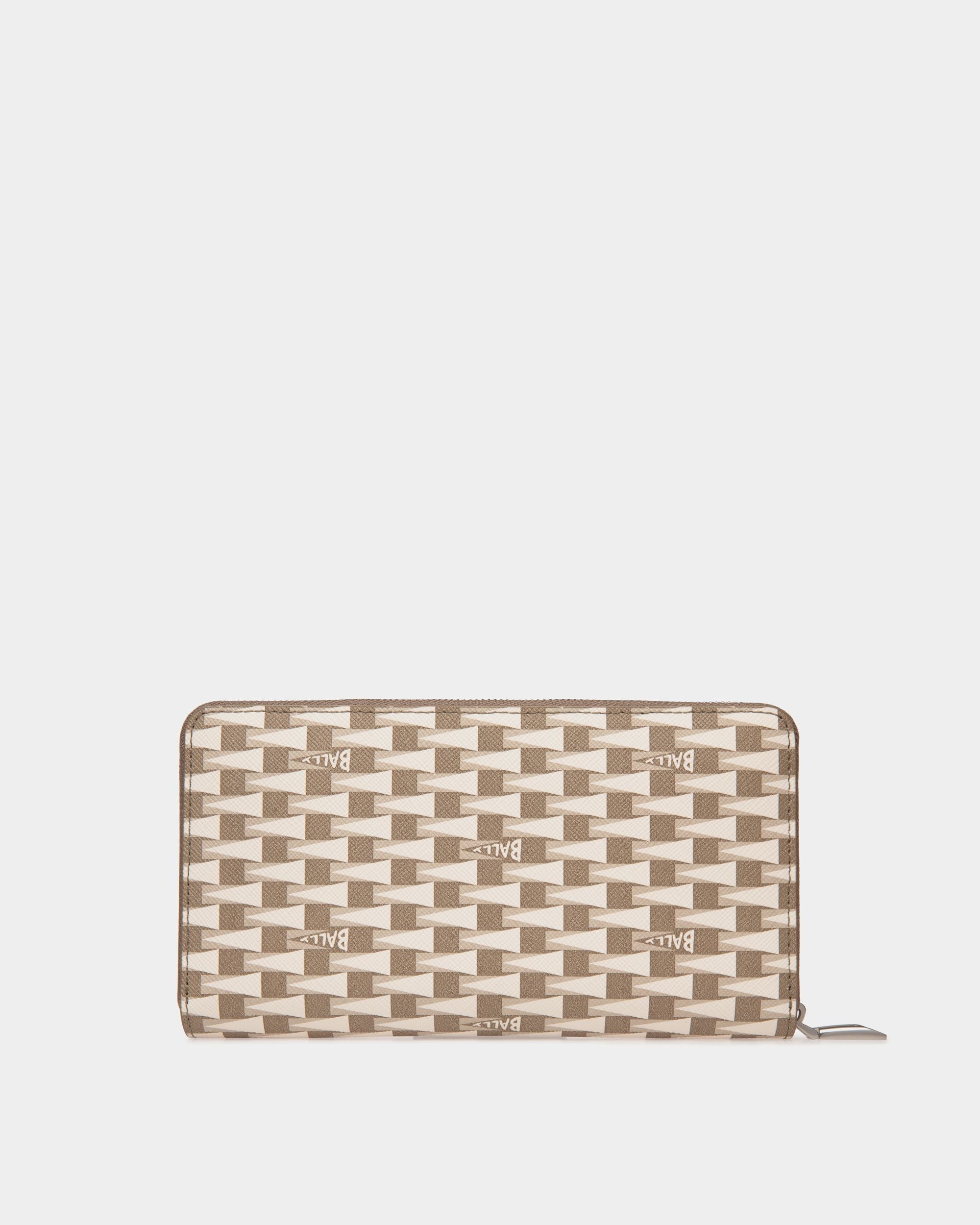Bally Global - Cartera Pennant Topo Con Cremallera Alrededor - Marrón
